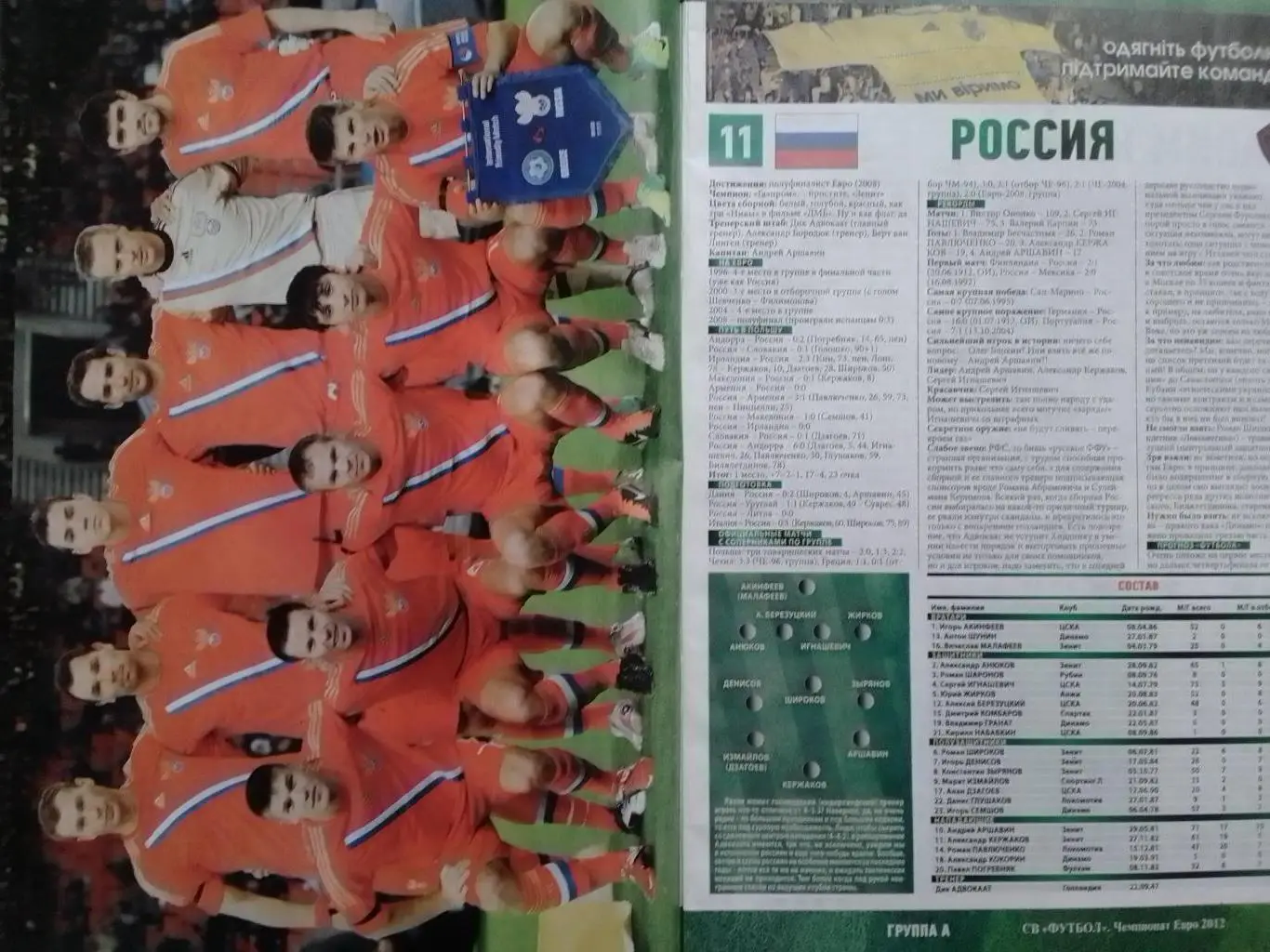 ЧЕМПИОНАТ ЕВРО 2012 СПЕЦВЫПУСК № 4. Раритет постера всех команд Оптом скидки 35% 3
