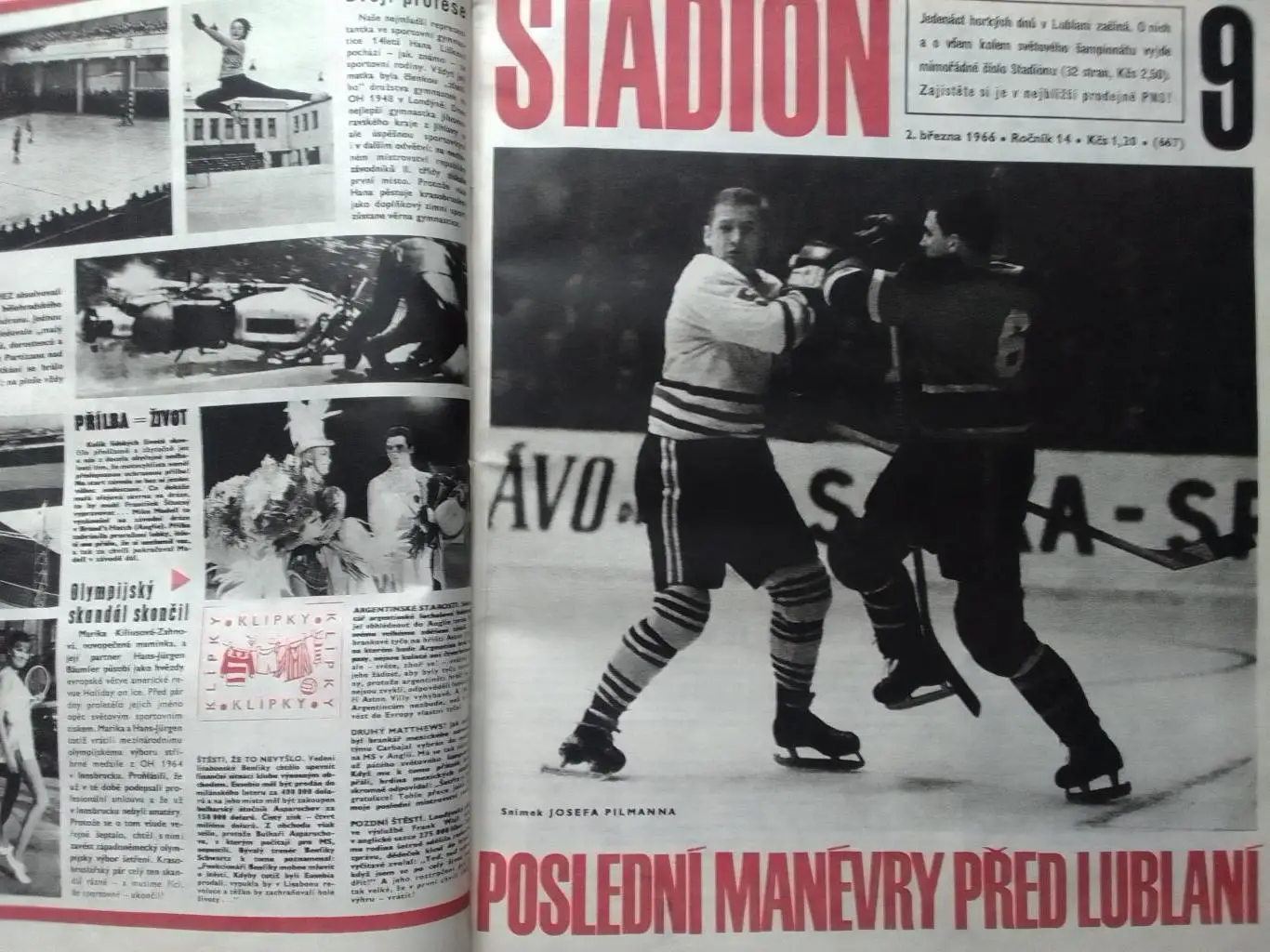 Stadion (Стадион).№ 9 1966 (667 Чех.) Хоккей. Футбол-Гаринча. Оптом cкидки 31%!