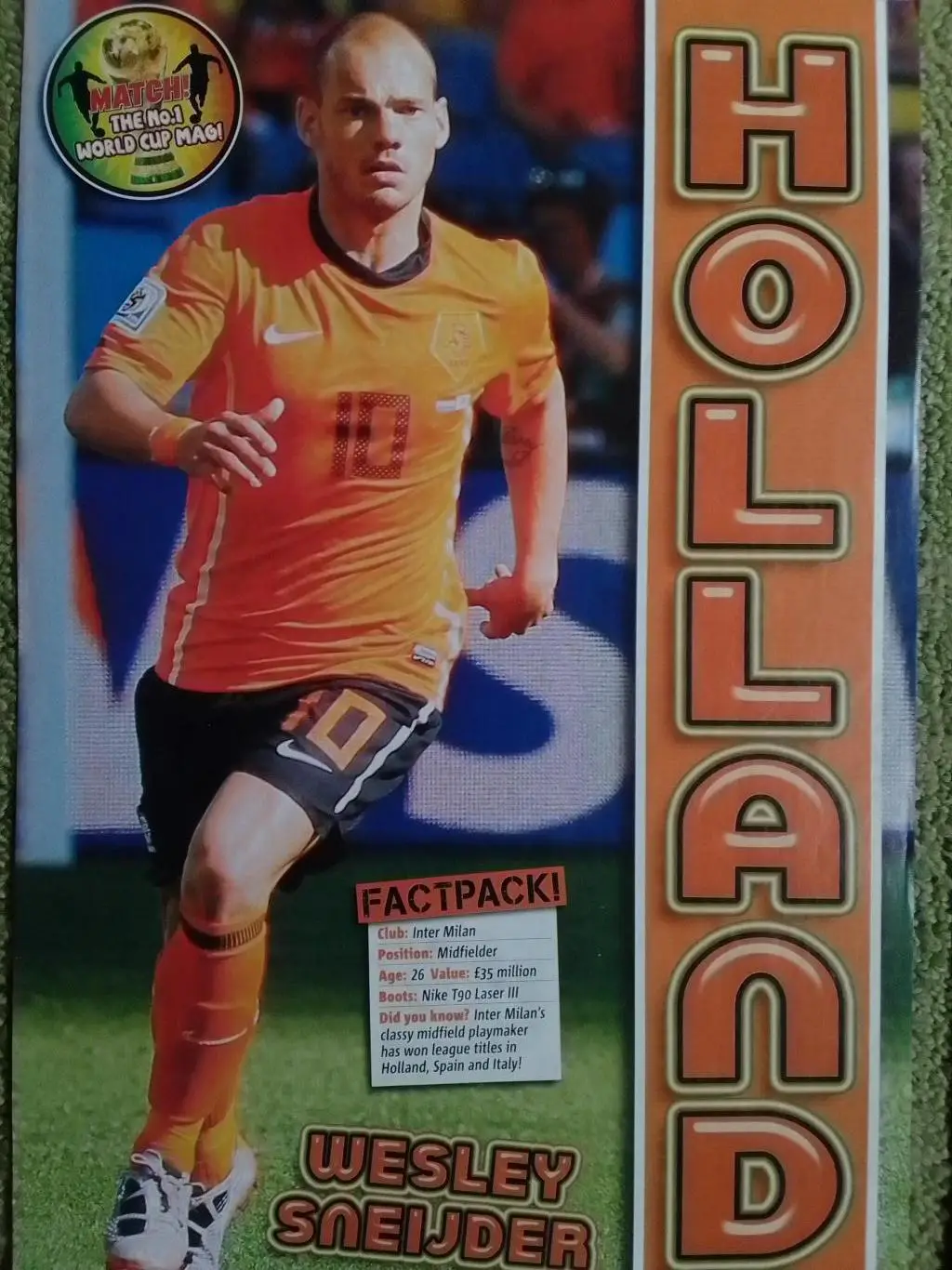 Wesley SNAIJDER, Уесли СНАЙДЕР. Голландия (20 х 30 см.) Оптом скидки до 30%!