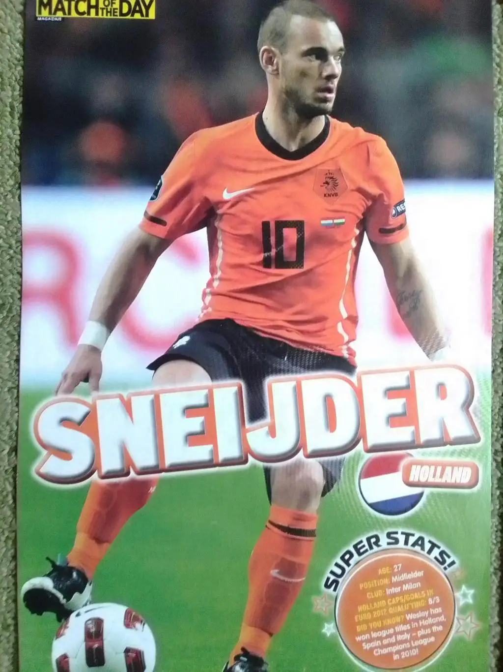 Wesley SNAIJDER, Уесли СНАЙДЕР. Голландия (20 х 30 см.) Оптом скидки до 30%!