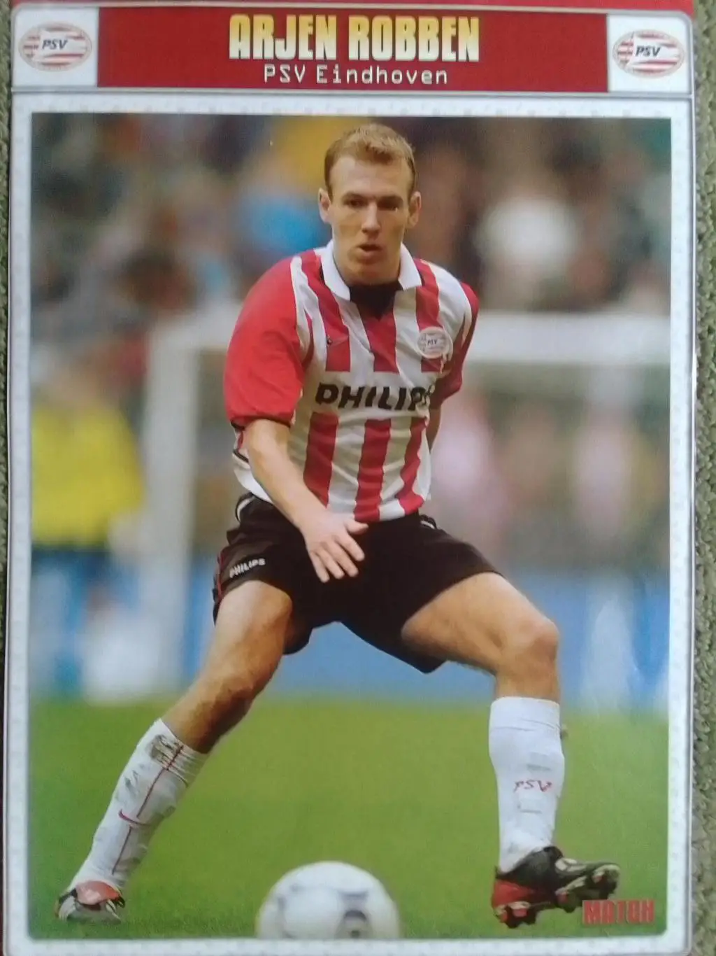 Arjen ROBBEN. РОББЕН. ПСВ ЕЙНДХОВЕН. Голландия (20 х 30 см.) Оптом скидки 35%!