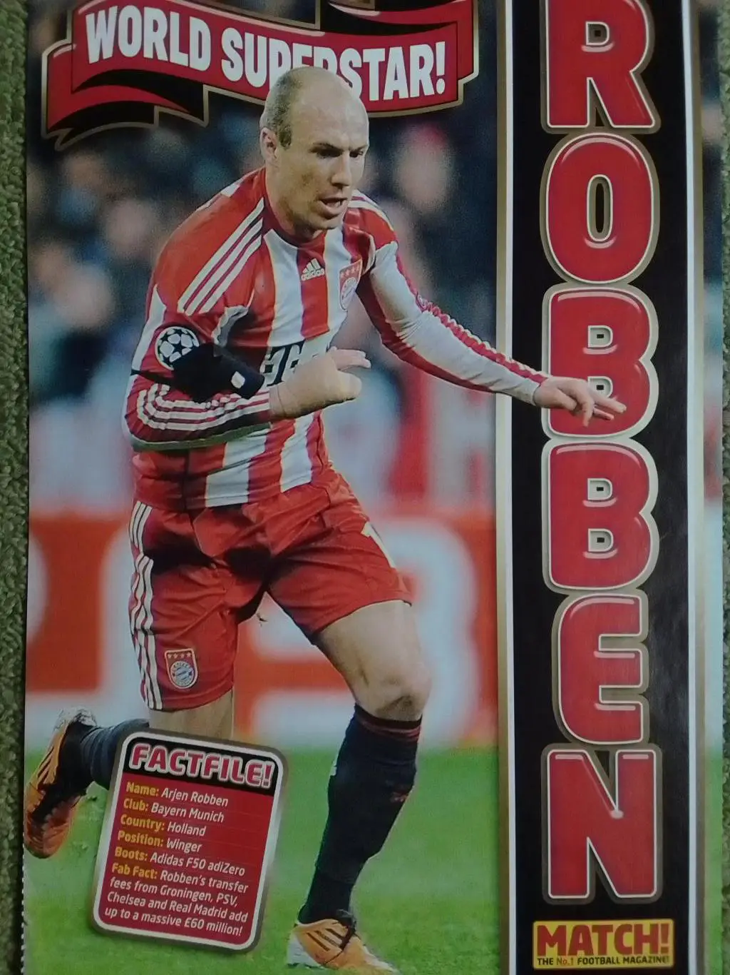 AC MILAN. МИЛАН - PATO, ПАТО / РОББЕН БАВАРИЯ. (20 х 30 см.) Оптом скидки 30%! 1