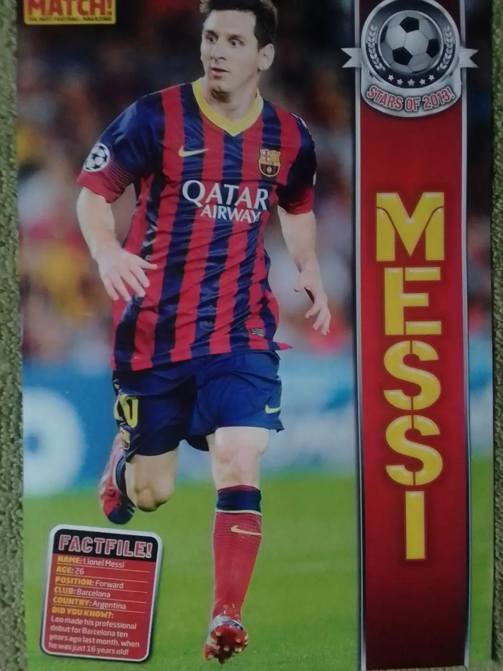 MESSI МЕССИ (БАРСЕЛОНА) / IBRAHIMOVICH (PSG) (20 х 30 см.) Оптом скидки до 30%! 1