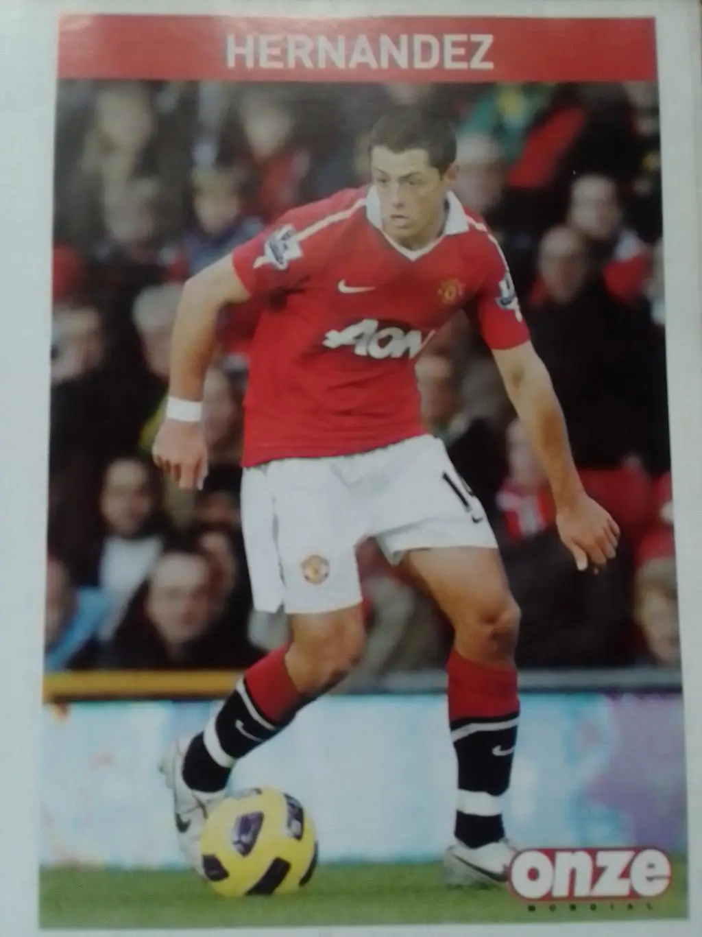 Карточка HERNANDES./ Сб. МЕКСИКИ. МАНЧЕСТЕР ЮНАЙТЕД 2010. Оптом скидки до 35%!