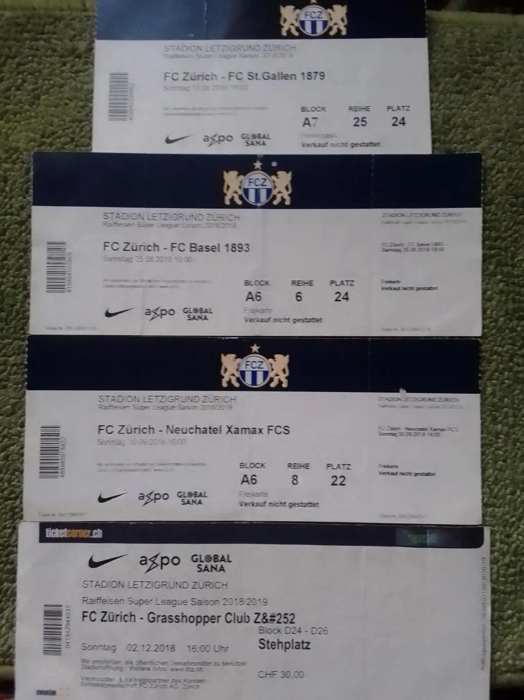 FC Zurich ЦЮРИХ Швейцария - FC ST. GALLEN 1879 12.08.2018. Оптом скидки до 35%!