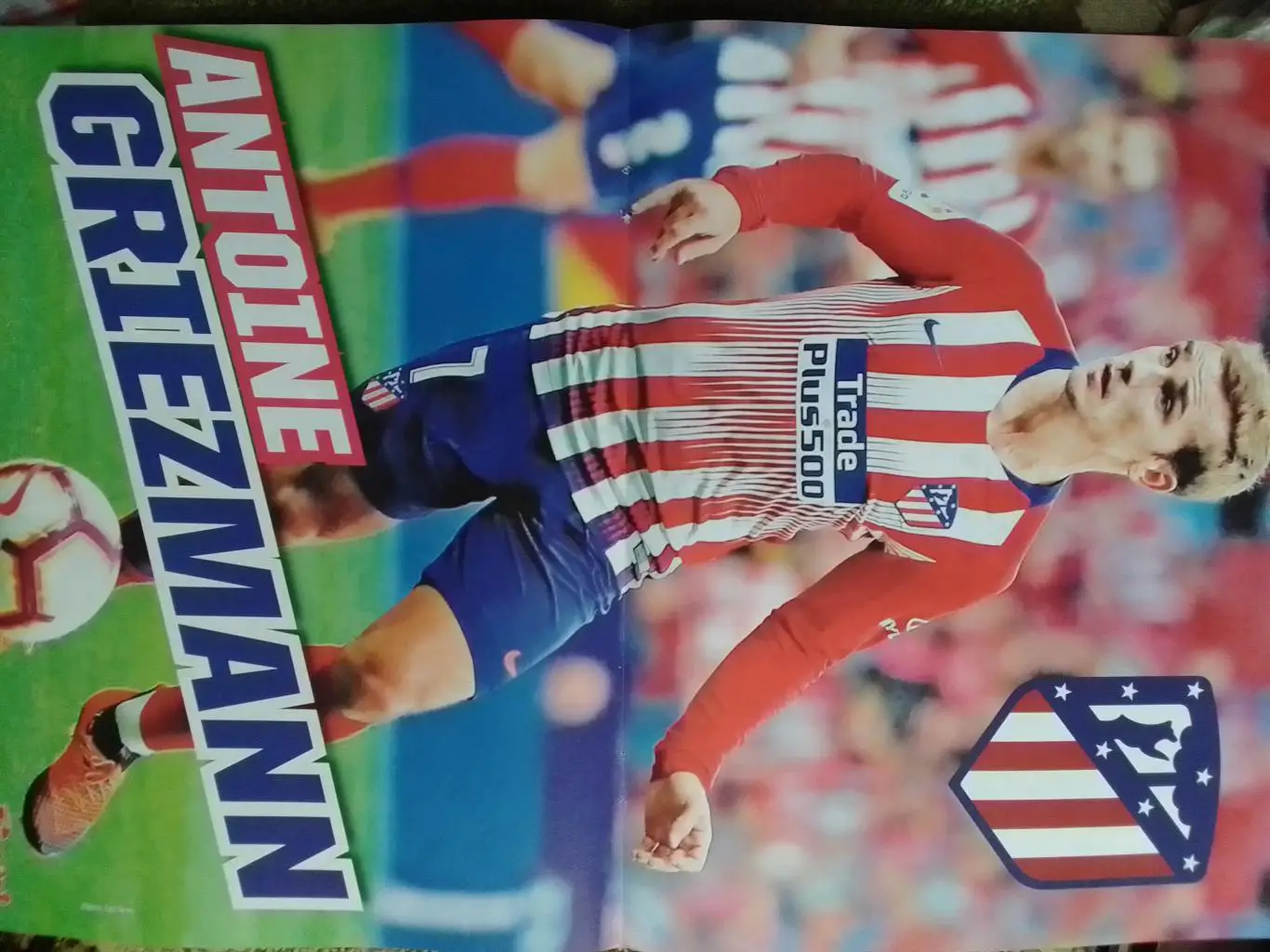 DEMBELE. ДЕМБЕЛЕ. БАРСЕЛОНА./ Антуан ГРИЗМАН (28 х 42 см.) Оптом скидки до 35%! 1