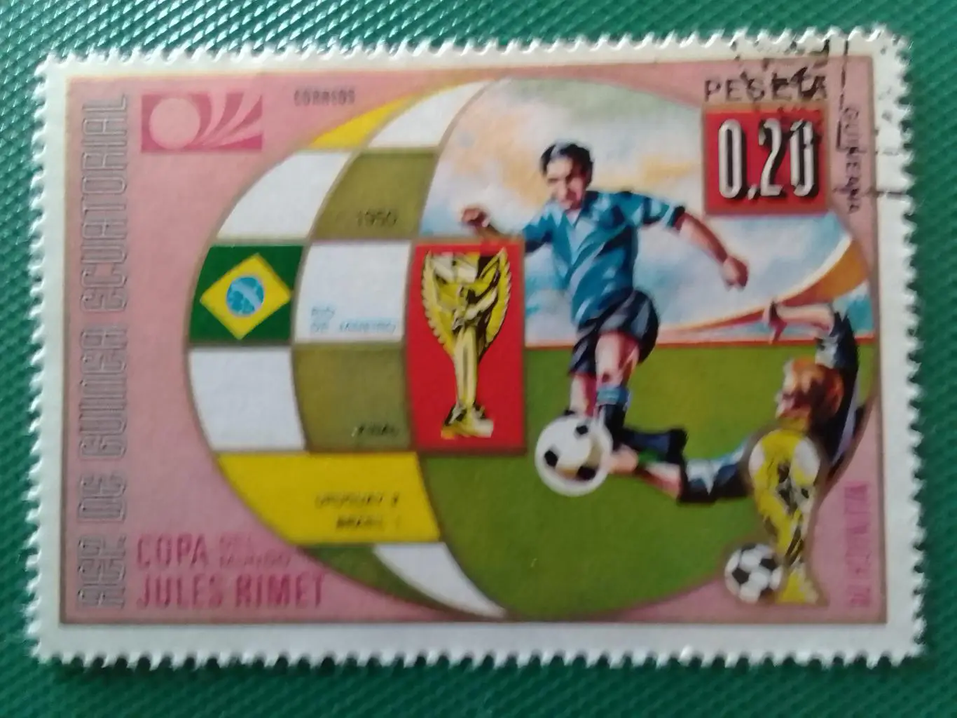 Екватор. Гвинея 1973 № 433. ЧМ по футболу в Германии 1984(гаш) Оптом скидки 50%