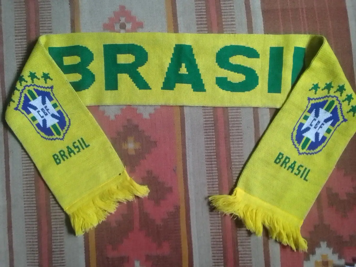 БРАЗИЛИЯ. BRASIL. БРАЗІЛІЯ. (Шерсть 145 Х 16 см.) . Оптом скидки до 30%