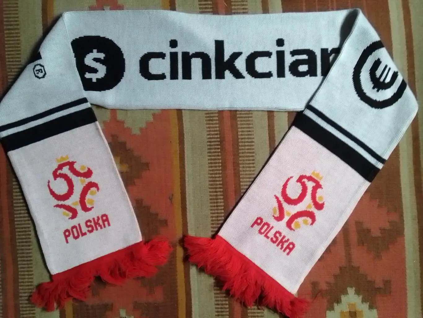 CINKCIARZ.pl ОБМЕННИК Польша. (Шерсть 155 Х 18 см.) . Оптом скидки до 35%