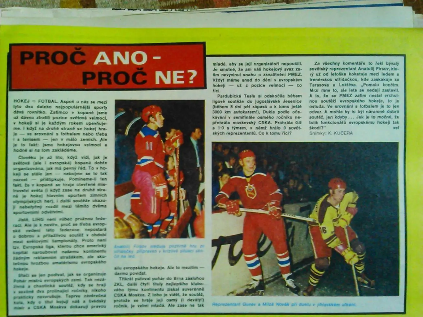 Stadion (Стадион).№ 45 1973 (Чех.) Футбол, хоккей CCCP. Оптом cкидки 31%! 1