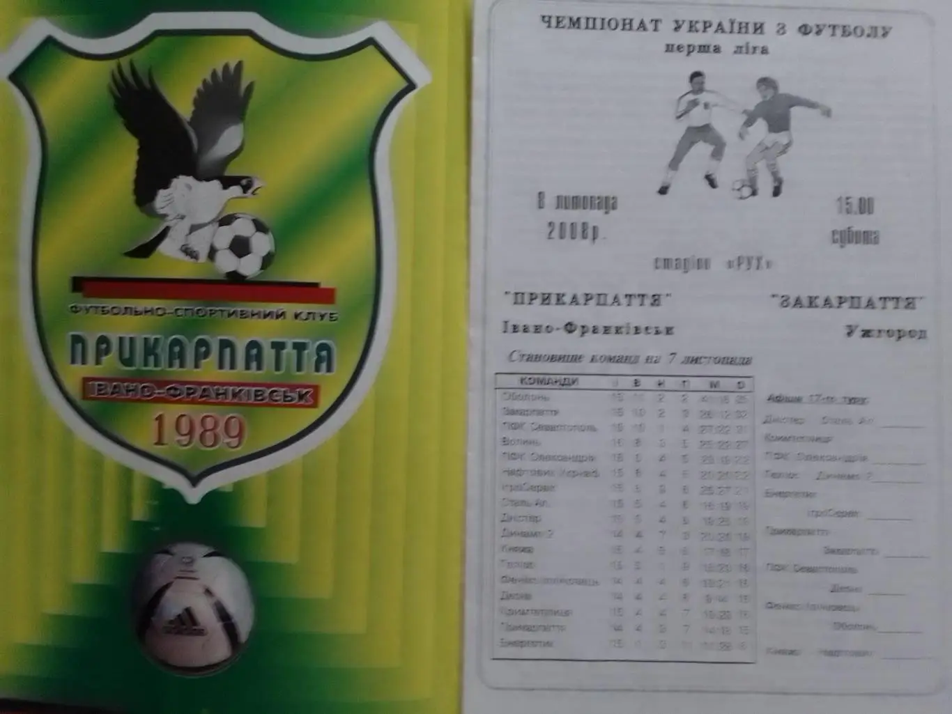 ПРИКАРПАТТЯ Івано-Франківск - ЗАКАРПАТТЯ Ужгород 8.11.2008. Оптом скидки 34%