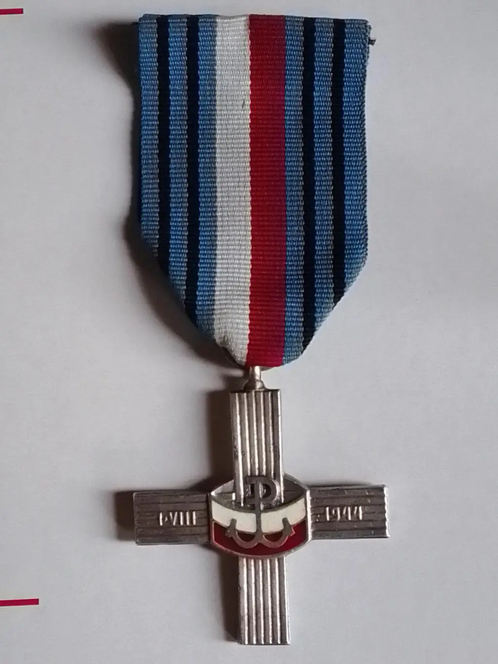 ВАРШАВСКИЙ ПОВСТАНЧЕСКИЙ КРЕСТ Польша I.VIII.1944. Раритет. Оптом скидки до 30%