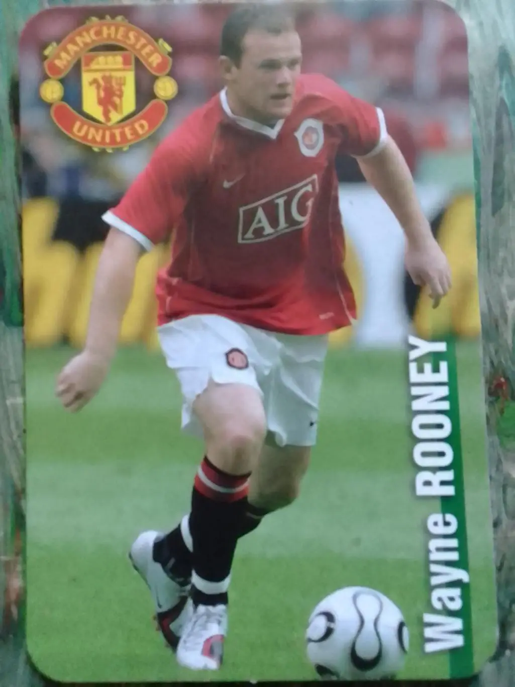 Wayne ROONEY. Уейн РУНИ. МЮ. Англия. Раритет календарик 2010. Оптом скидки 33%!