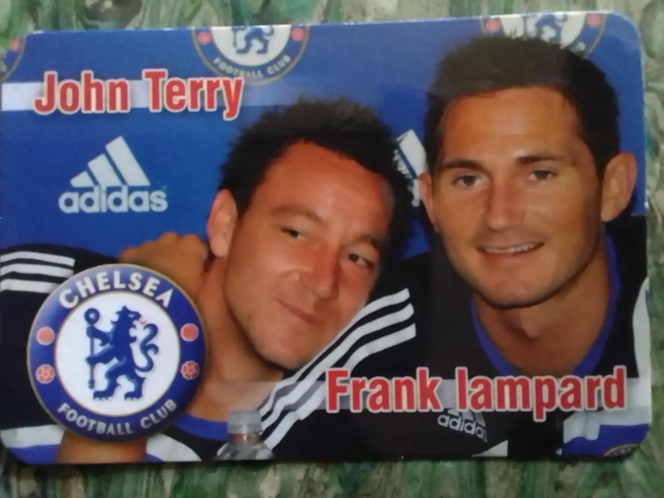 Джон ТЕРРИ. Фпенк ЛАМПАРД. Челси Анг. Раритет календарик 2010. Оптом скидки 33%!