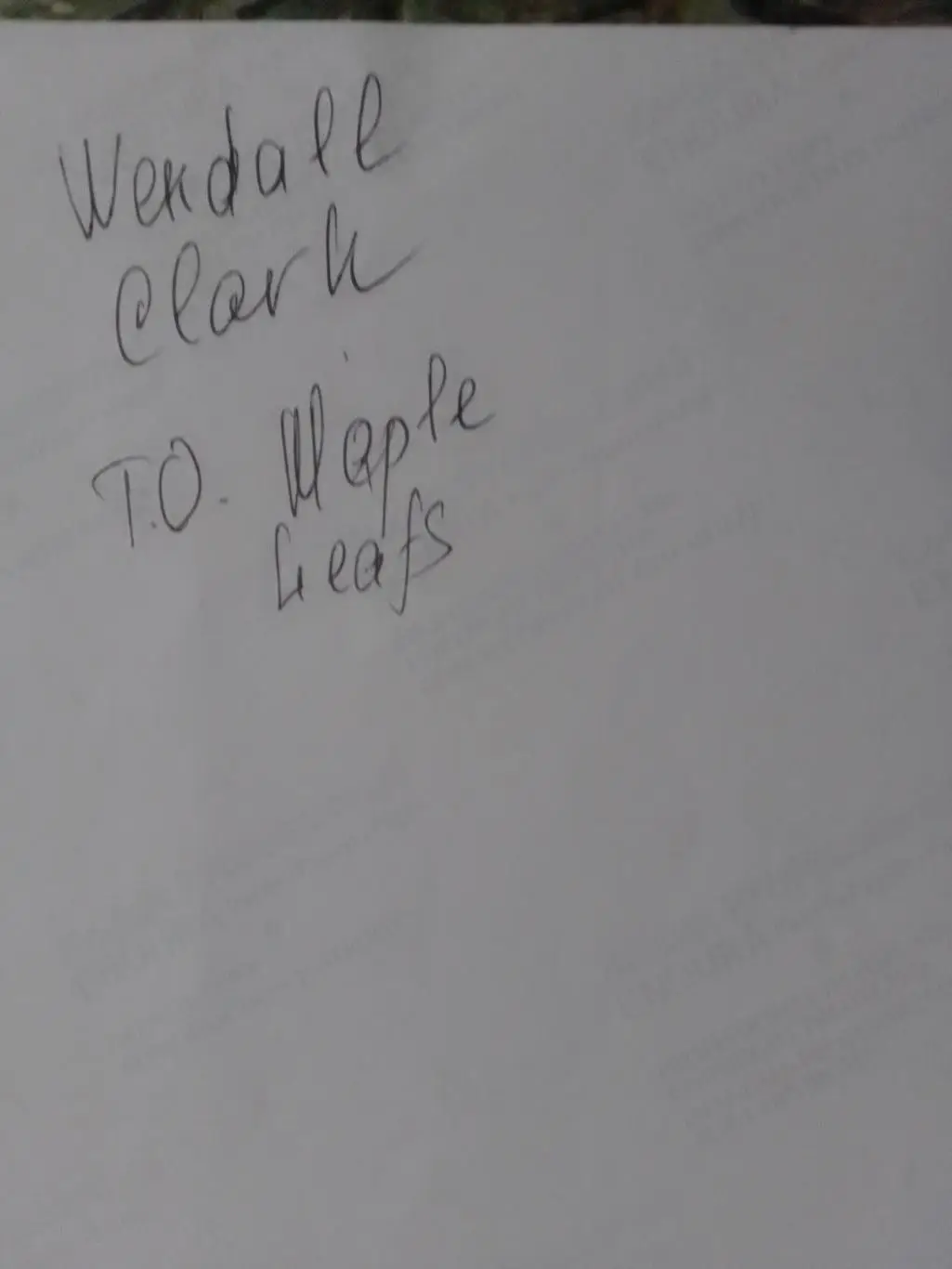 Автограф на лицензированном фото NHL Уендела КЛАРКА (Канада) Оптом скидки 31%! с 1