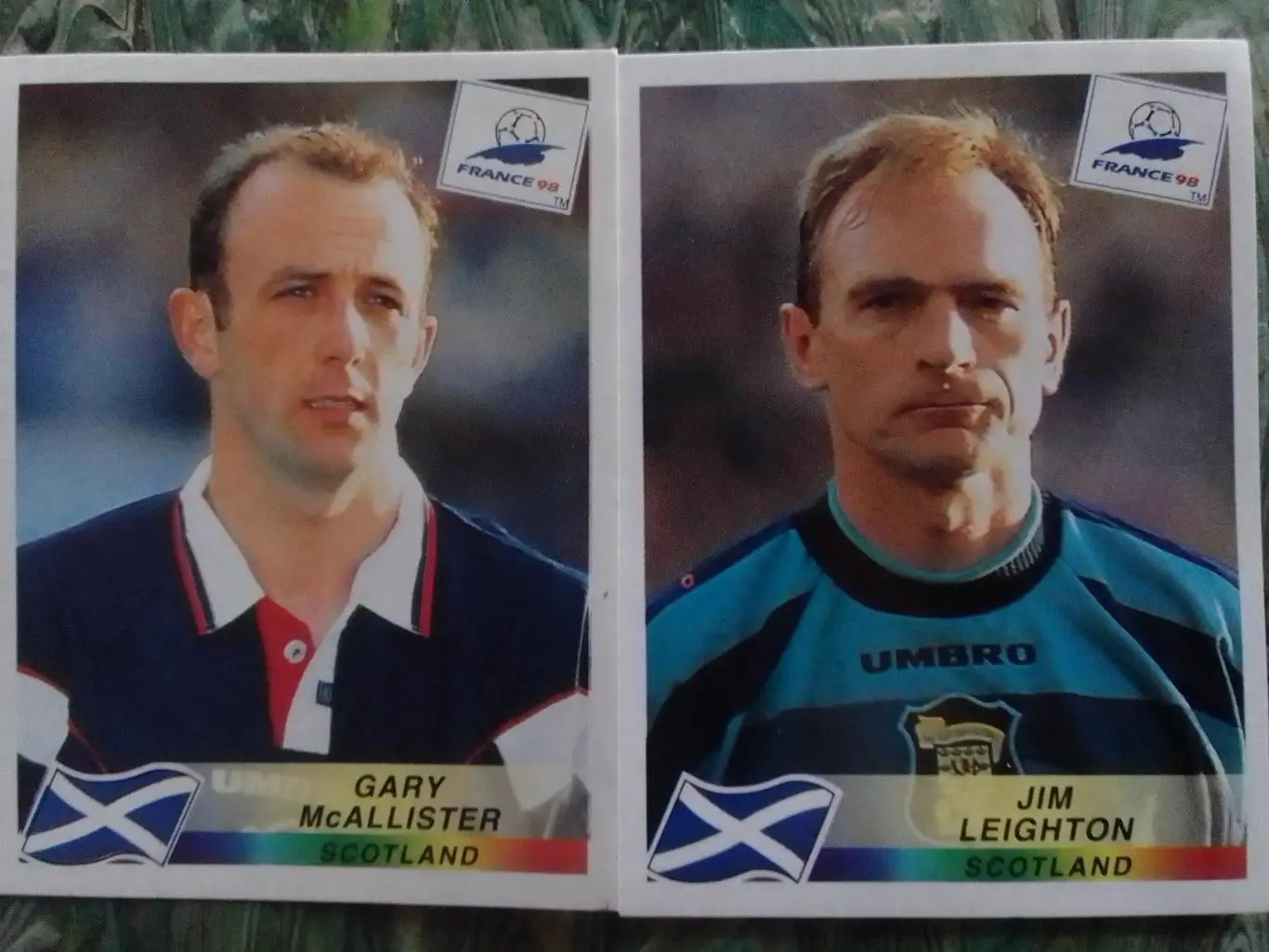 Наклейка Паннини Франция ЧМ 1998. Шотландия. №34, №42. Оптом скидки до 33% БФК