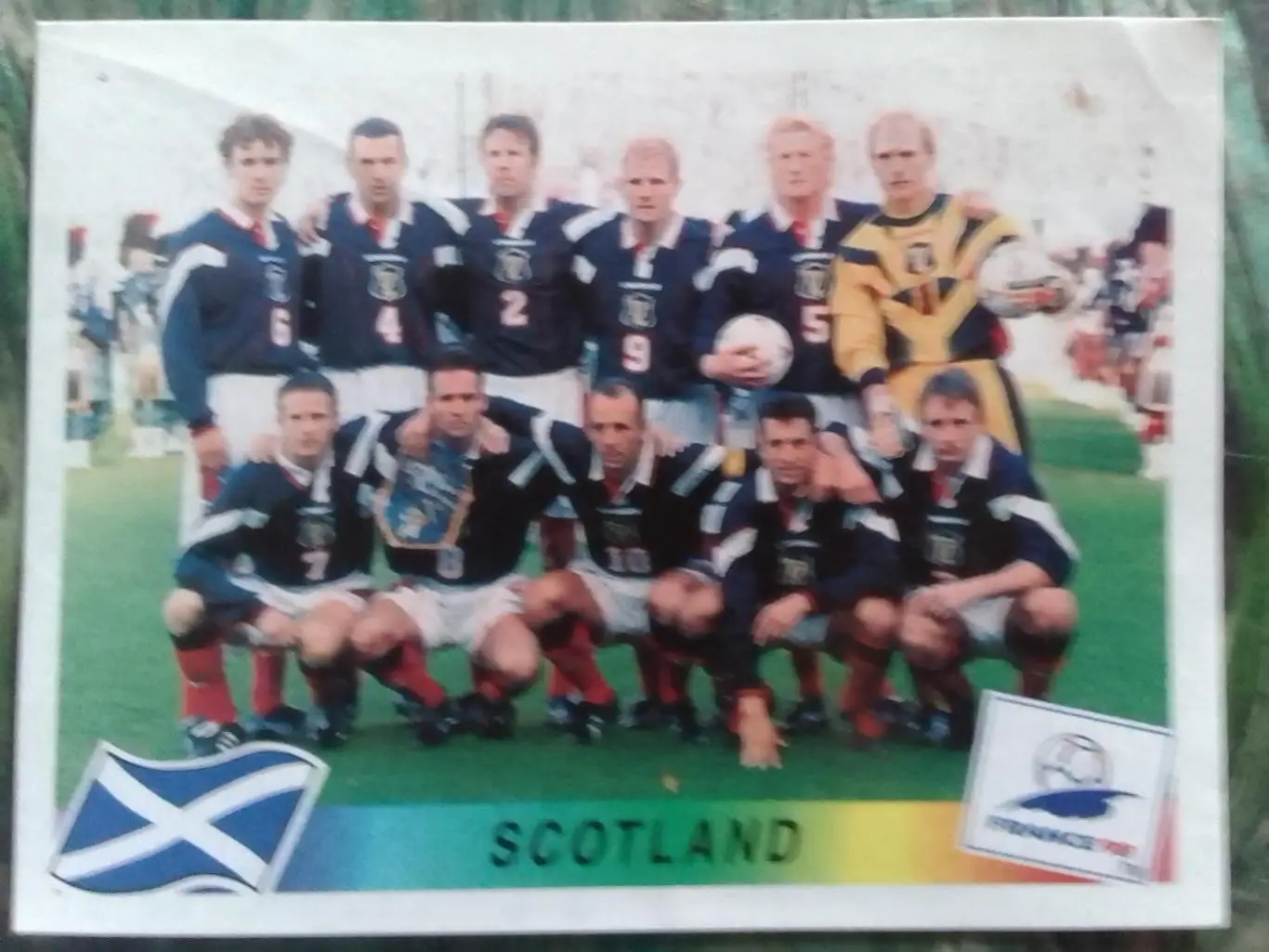 Наклейка Паннини Франция ЧМ 1998. Шотландия. №32. Оптом скидки до 33% БФК