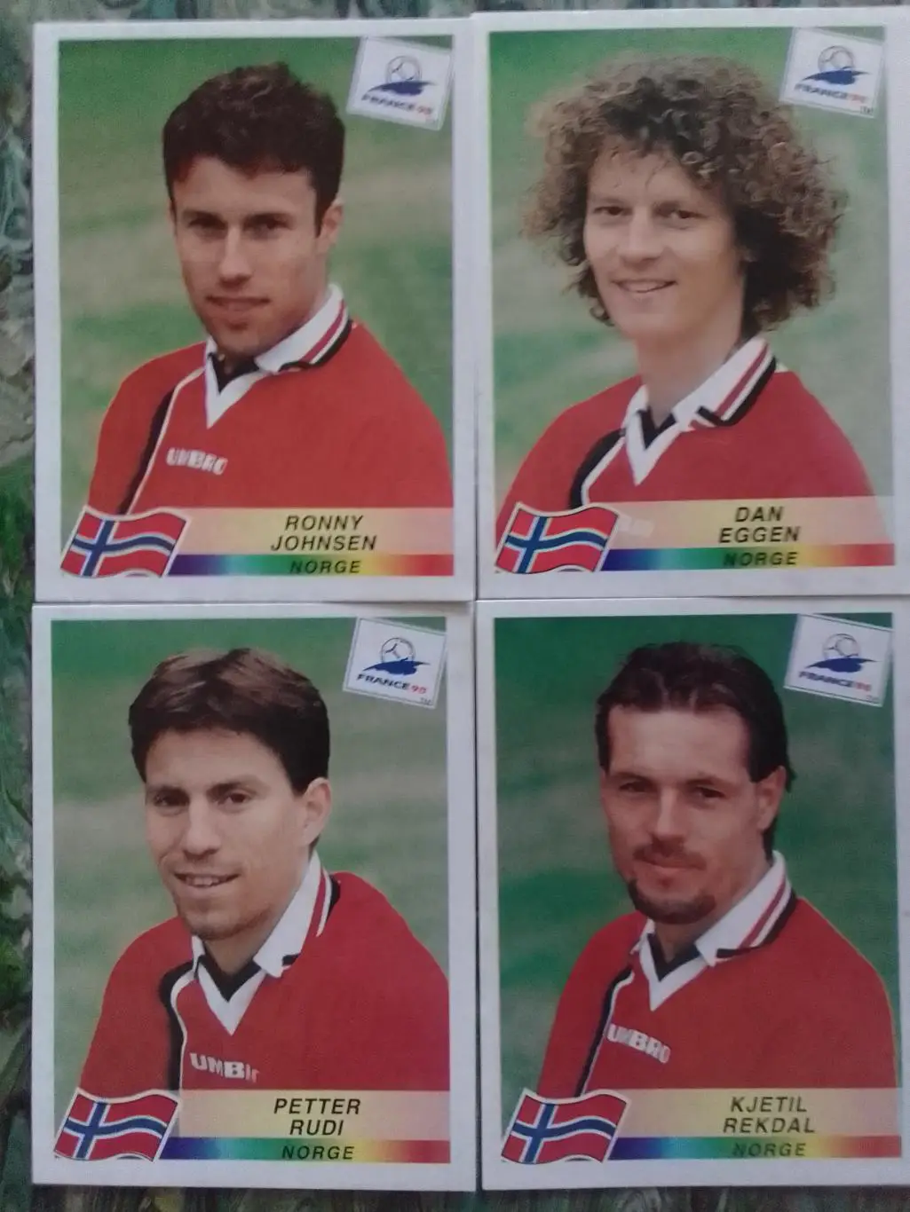 Наклейка Паннини Франция ЧМ 1998. Норвегия. №72.74.76.77 Оптом скидки до 33% БФК