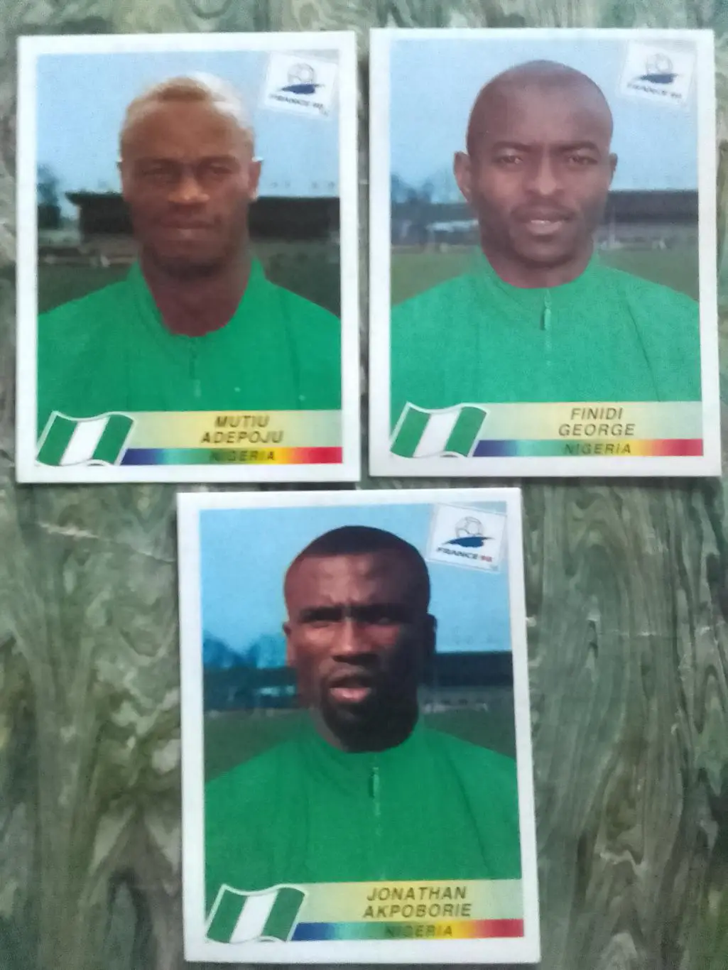 Паннини Франция ЧМ 1998. Нигерия. №255. 256. 261. Оптом скидки до 33%