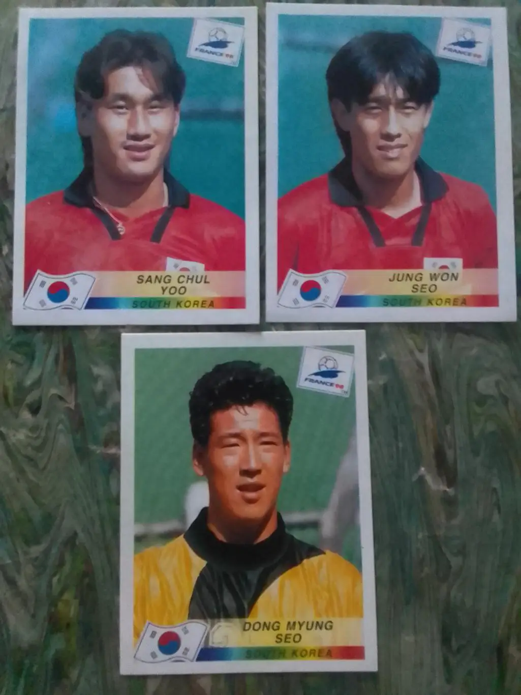 Паннини Франция ЧМ 1998. Южная Корея. №343. 347. 352. Оптом скидки до 33%