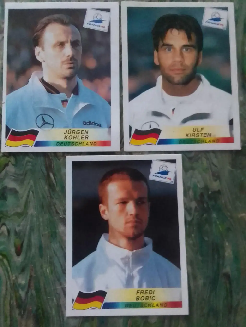 Паннини Франция ЧМ 1998. ГЕРМАНИЯ. № 376. 385. 387. Оптом скидки до 33%