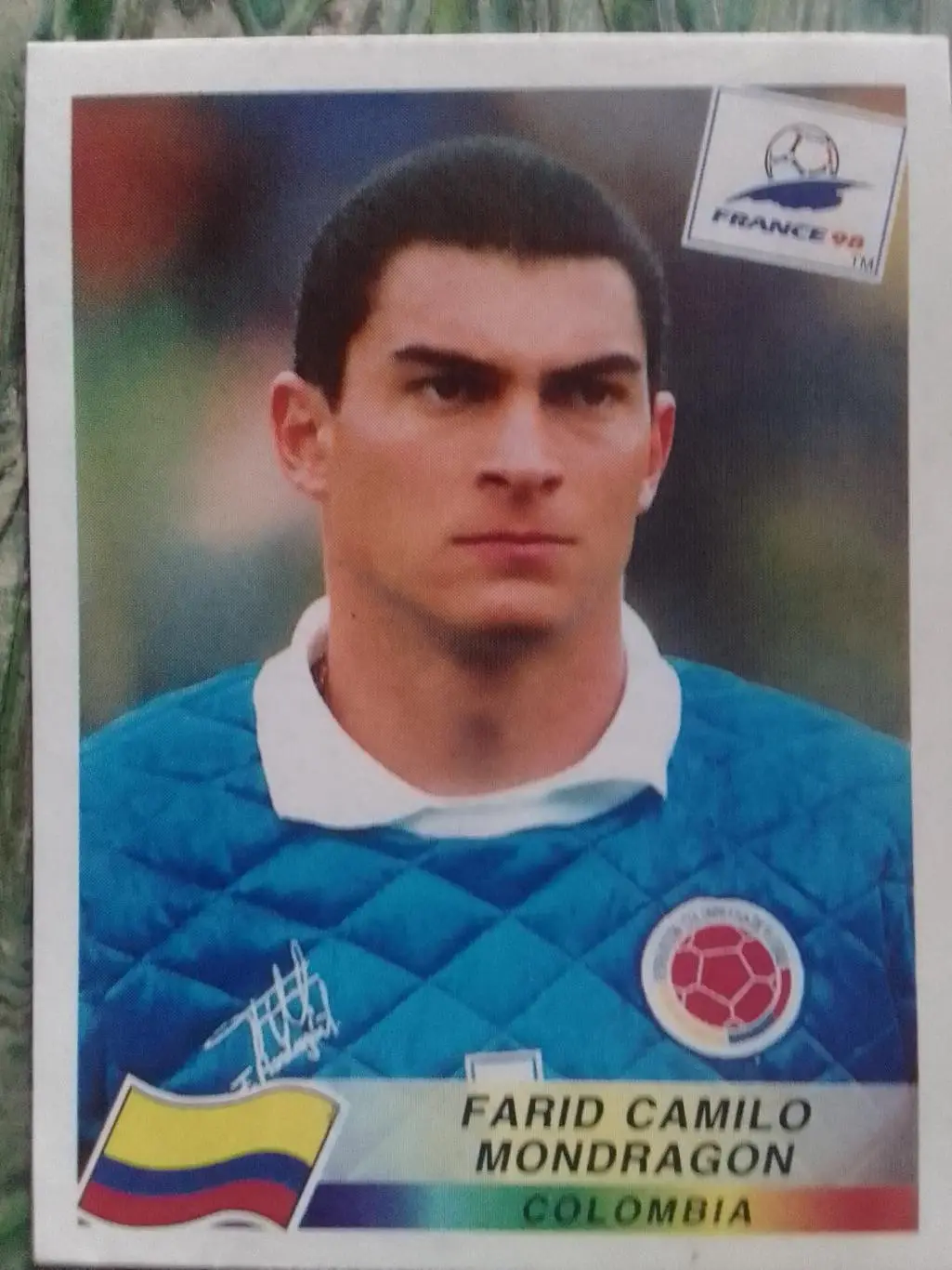 Паннини Франция ЧМ 1998. КОЛУМБИЯ № 462. Оптом скидки до 33%