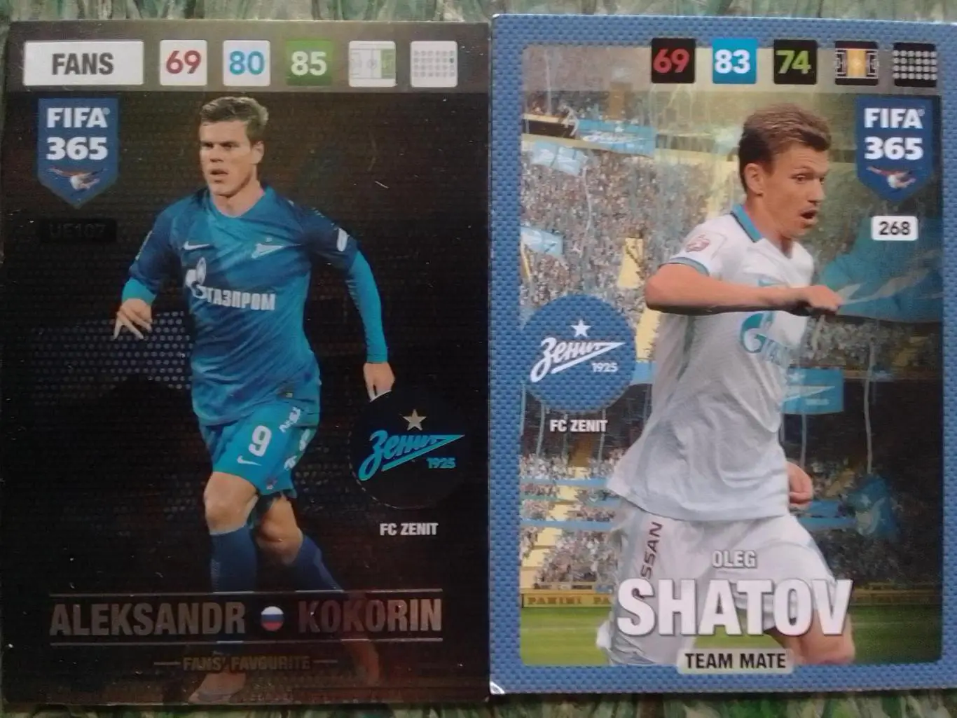 Карточка PANINI. Oleg SHATOV. / Олег ШАТОВ Зенит С-Пб. 2017 Оптом скидки 31%!с