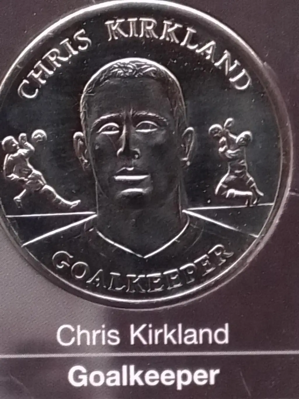 Chris KIRKLAND Англия - токен (сувенирная монета.proff). Оптом скидки до 32%!