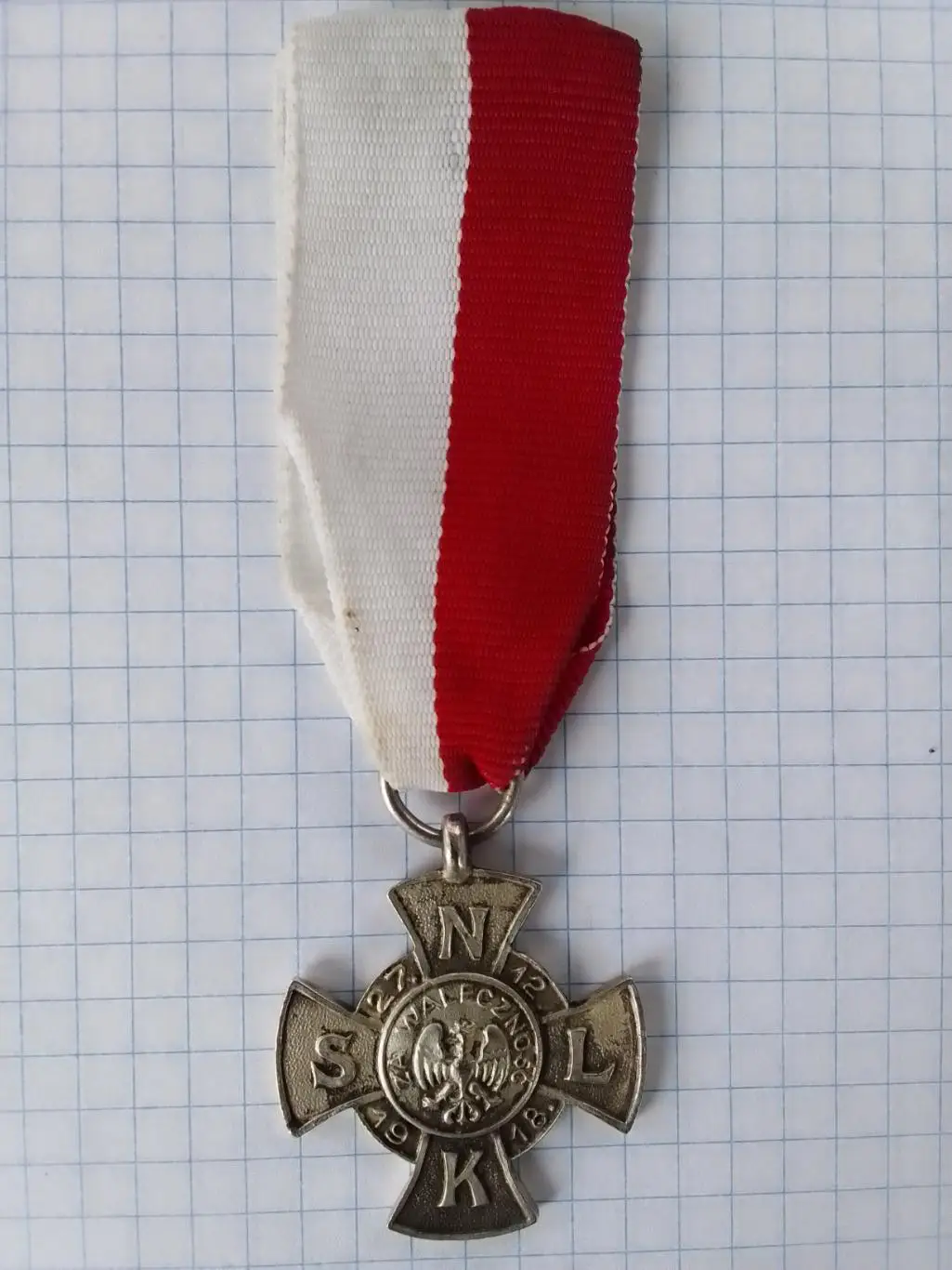 Крест ПАМЯТИ ВОССТАНИЯ В ПОЗЕНЕ 27.12.1918. Польша. Раритет. Оптом скидки до 30%