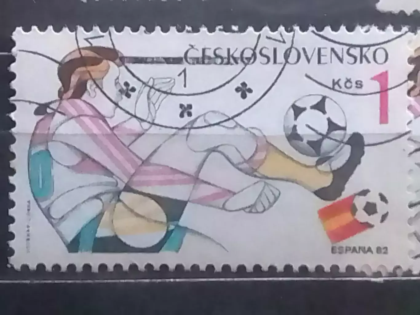 марка Чехословаки 1982 №.2645. ЧМ. World Cup 1982. Гашеная Оптом скидки до 32%!