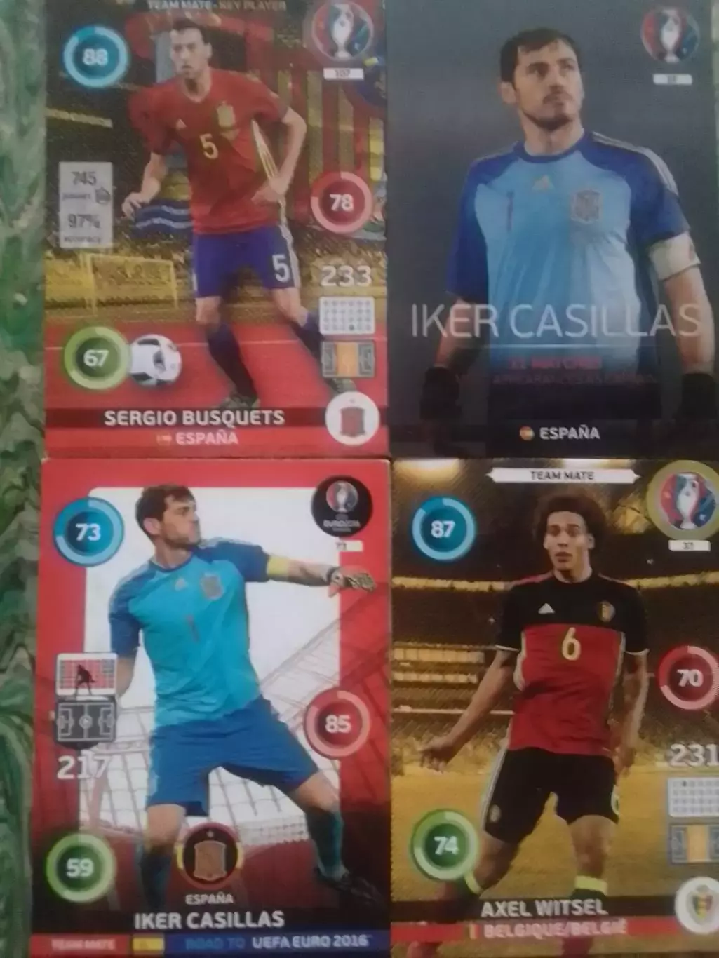 Любая карточка PANINI на вьібор Икер КАСИЛЬЯС.. EURO -2016 Оптом скидки 32%!