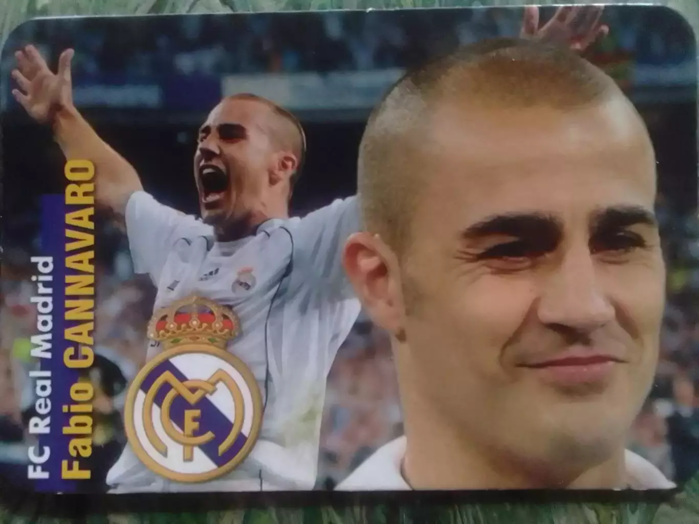 F.CANNAVARO, Фабио КАННАВАРО (РЕАЛ Мадрид) календарик 2010. оптом скдки до 32%!