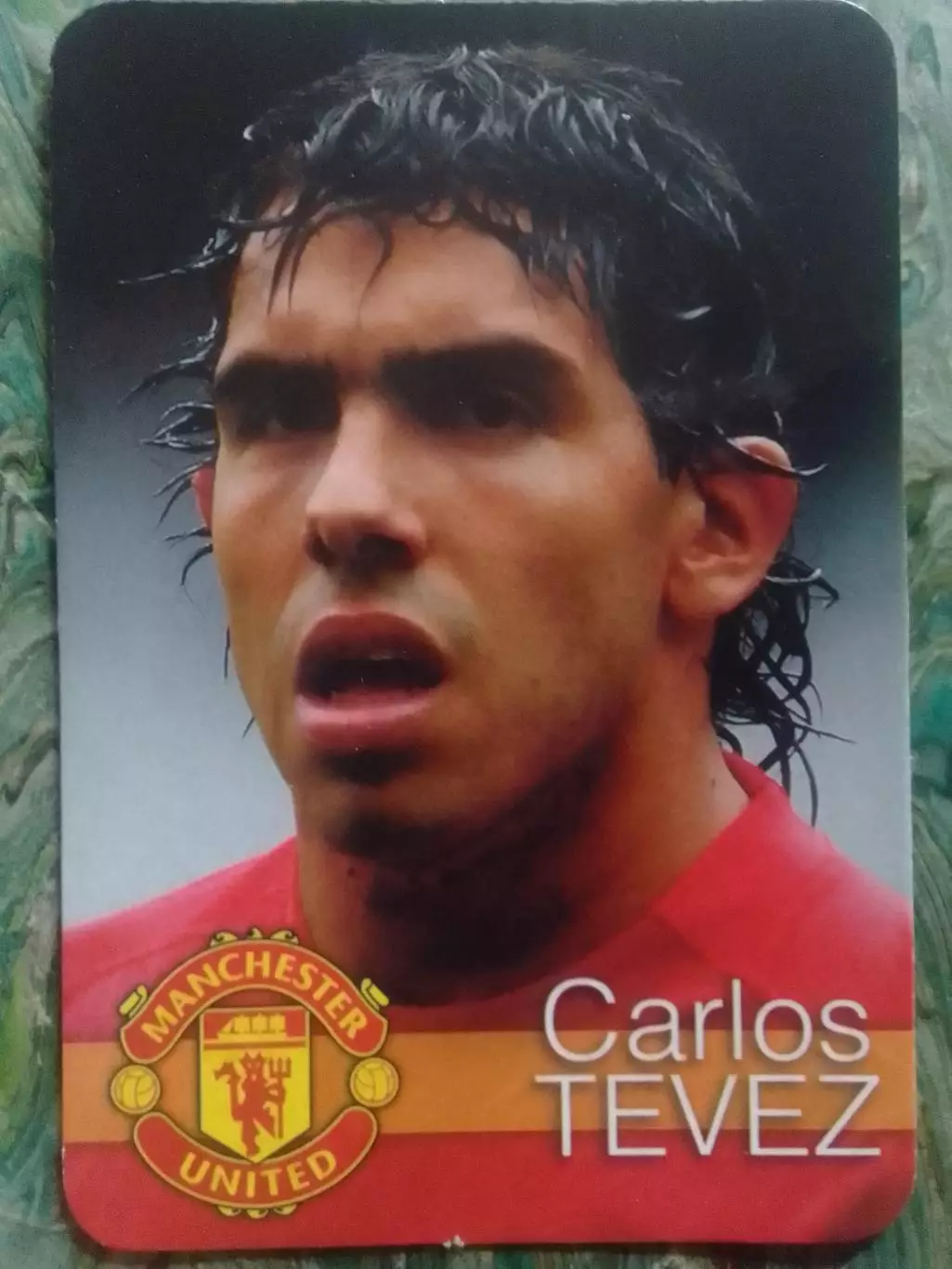 Carlos TEVEZ. Карлос ТЕВЕС. МЮ. Раритет календарик 2010. Оптом скидки 32%!