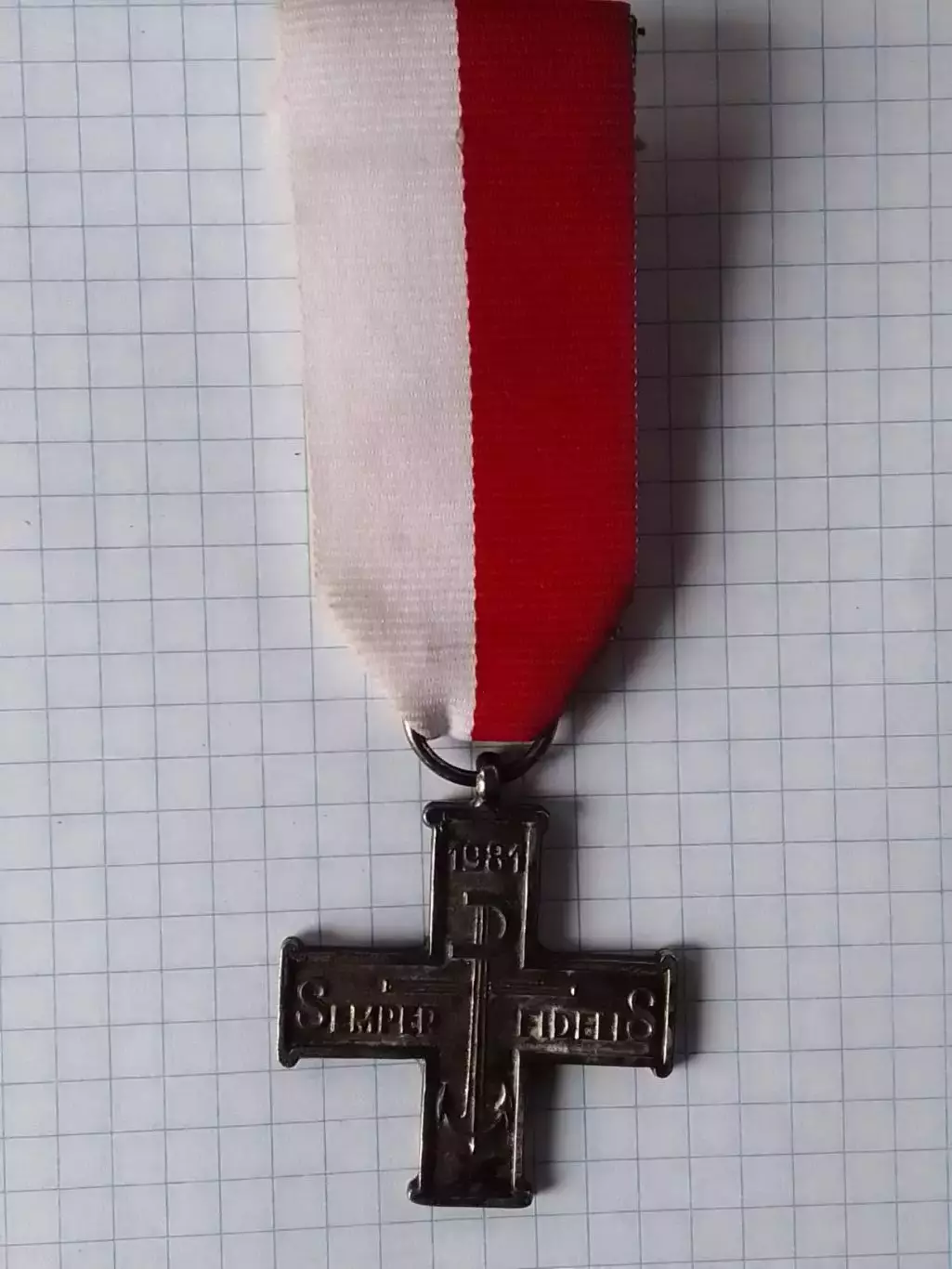 Крест за заслуги Semper Fidelis ZSPK Польша. Раритет Оптом скидки до 30%