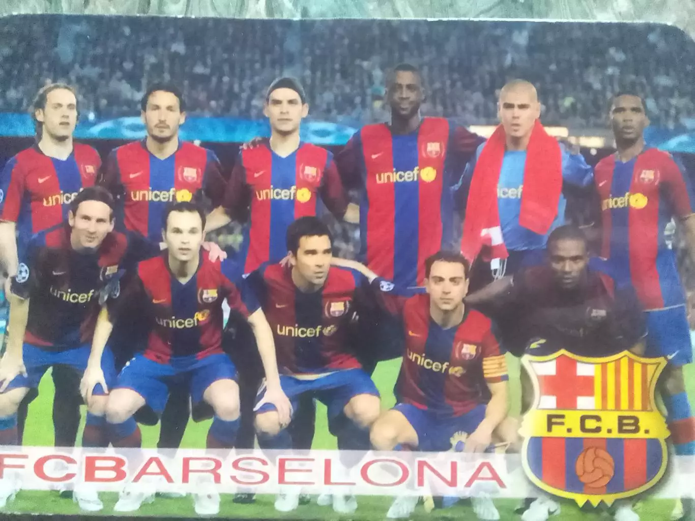 FC BARCELONA. БАРСЕЛОНА Іспанія. календарик 2010. оптом скидки до 32%
