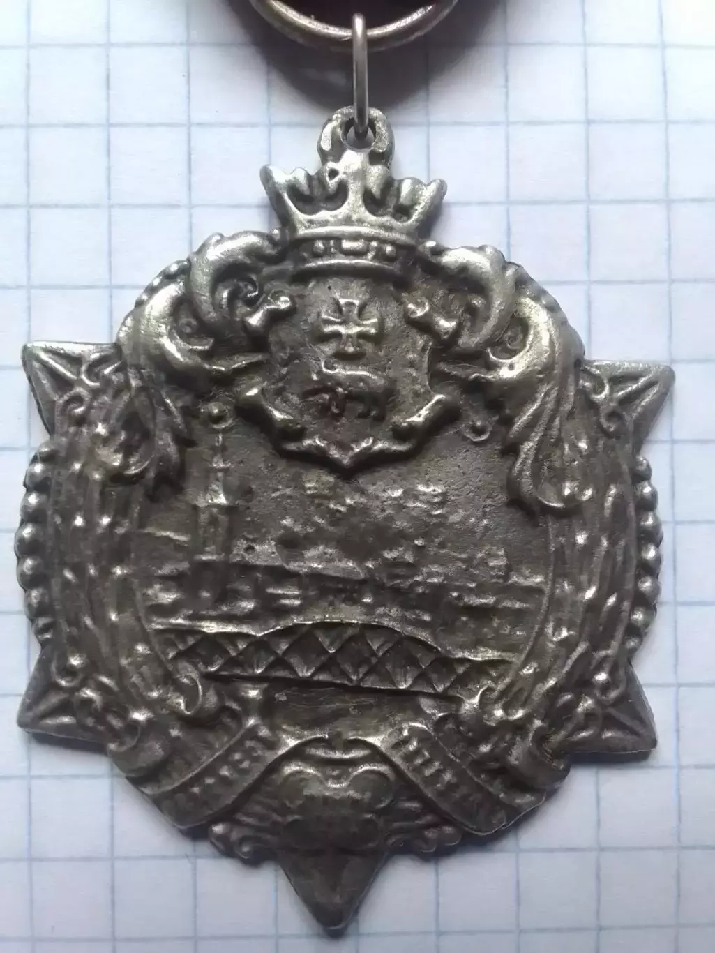 Редкая Геральдическая Медаль номерная XIX века. Раритет. Оптом скидки до 30%! 1