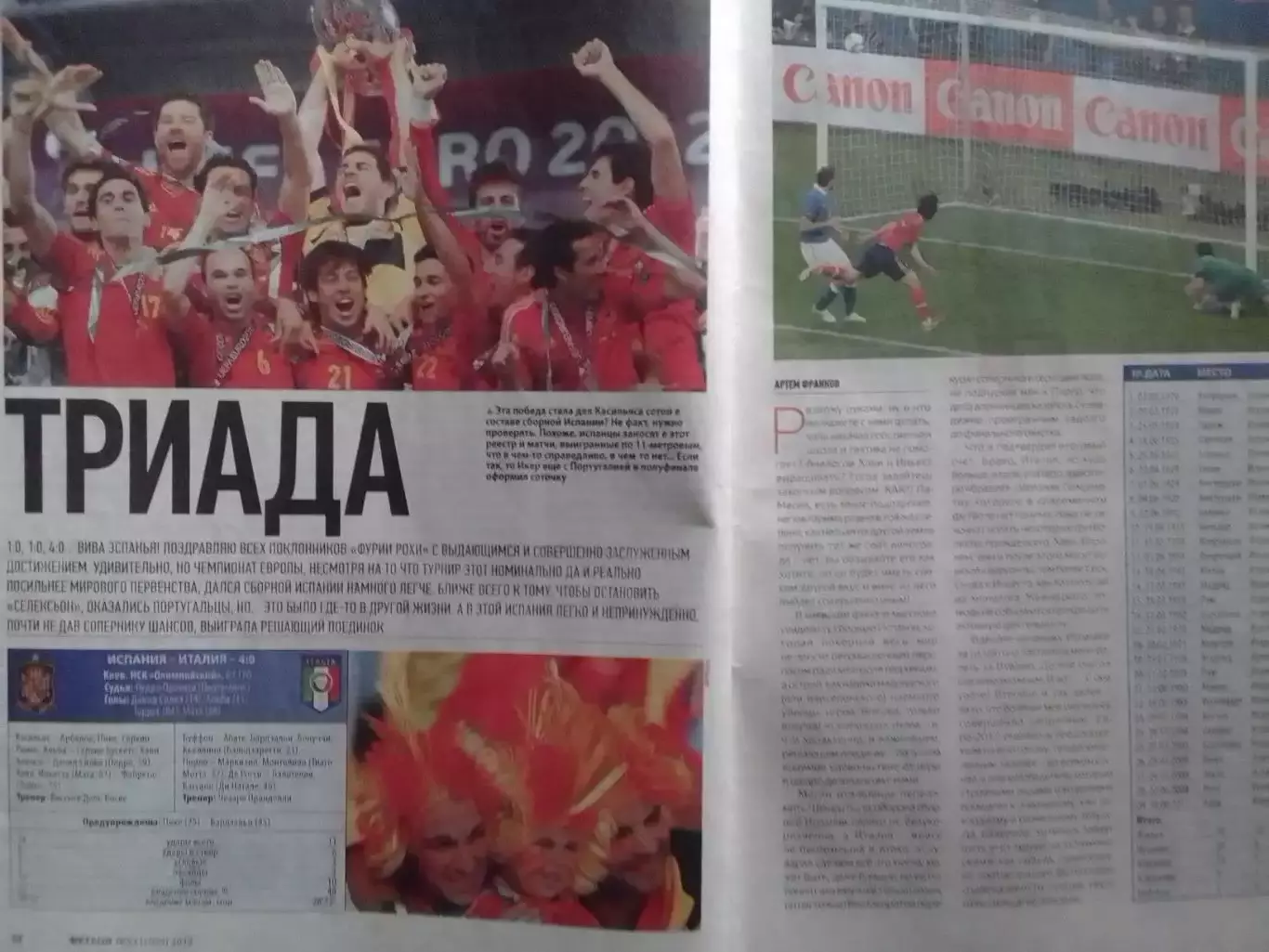 ФУТБОЛ №53 (UA) июнь. 2012. ФИНАЛ ЕВРО. Постер - Ирландия. Оптом скидки до 32%!. 1