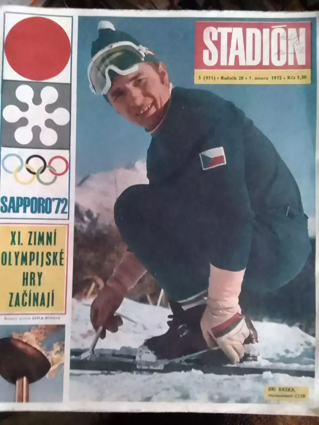 Stadion (Стадион). № 5 (971) 1972 (Чех.) ОИ В Саппоро. Хоккей. Оптом cкидки 32%!