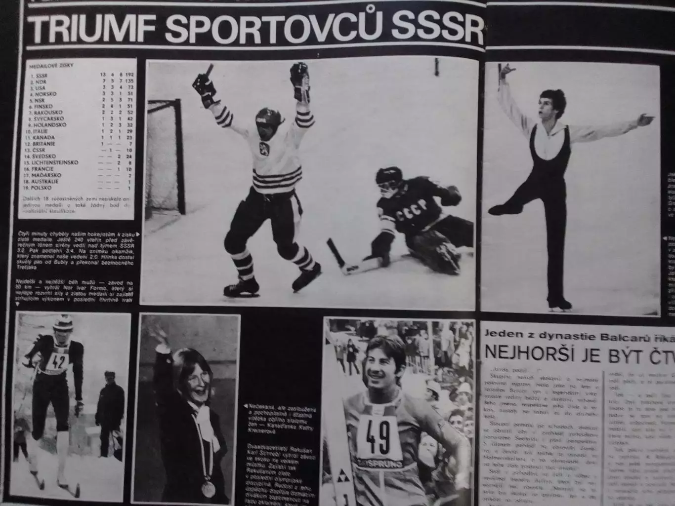 Stadion (Стадион).№ 9.1976 (Чех.) Триумф СССР на ОИ в Монреале. Оптом скидки 31% 1