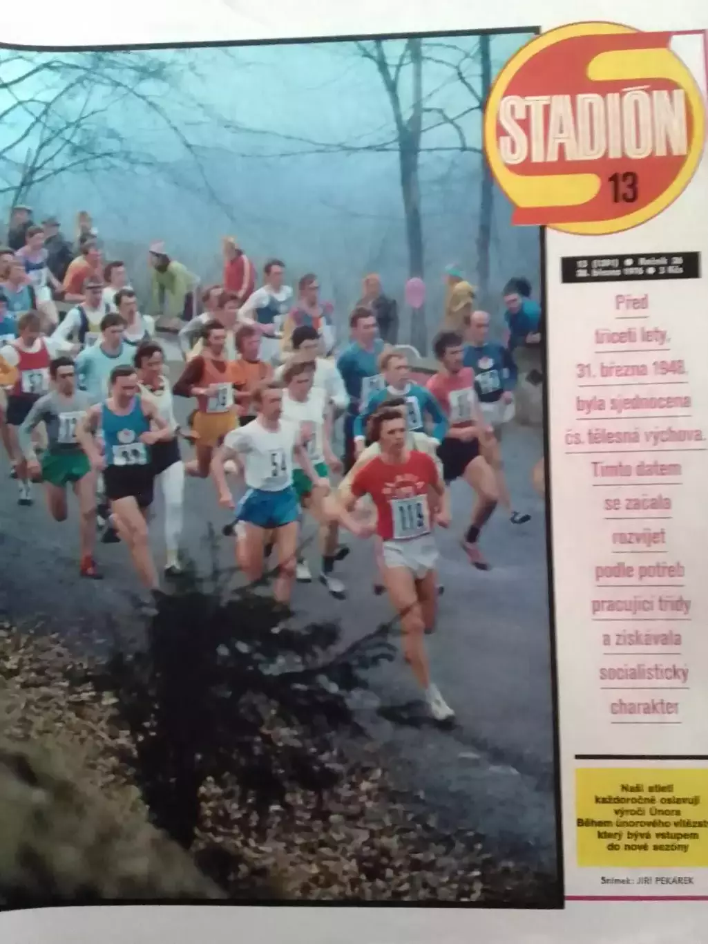 Stadion (Стадион).№ 13.1976.(Чех.)Хоккей-СССР. Футбол-ПЕЛЕ,. Оптом скидки до 31%