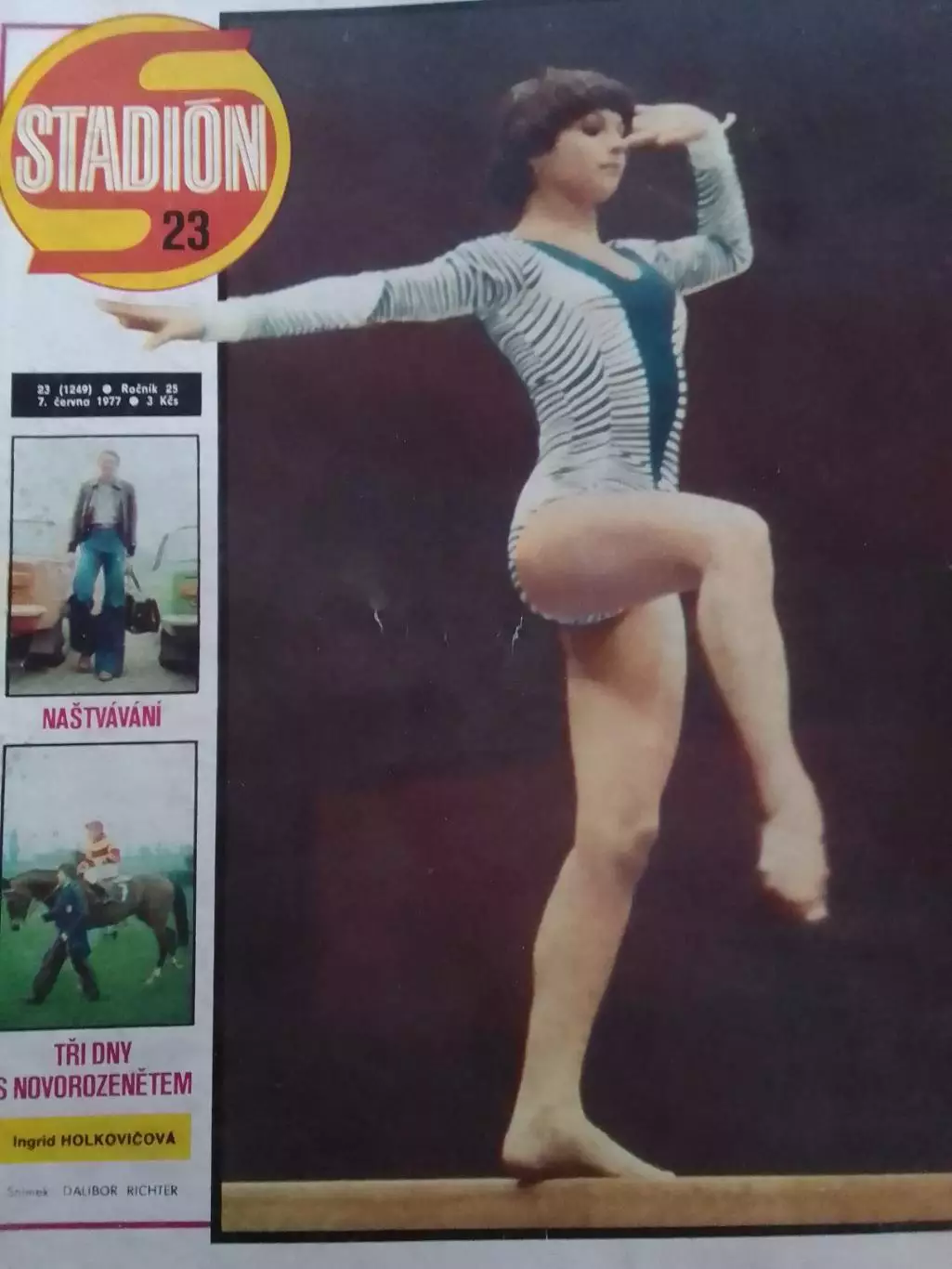 Stadion (Стадион).№ 23.1977.(Чех.) ЧЕ по Гимнастике. Хоккей.Оптом скидки до 31%!