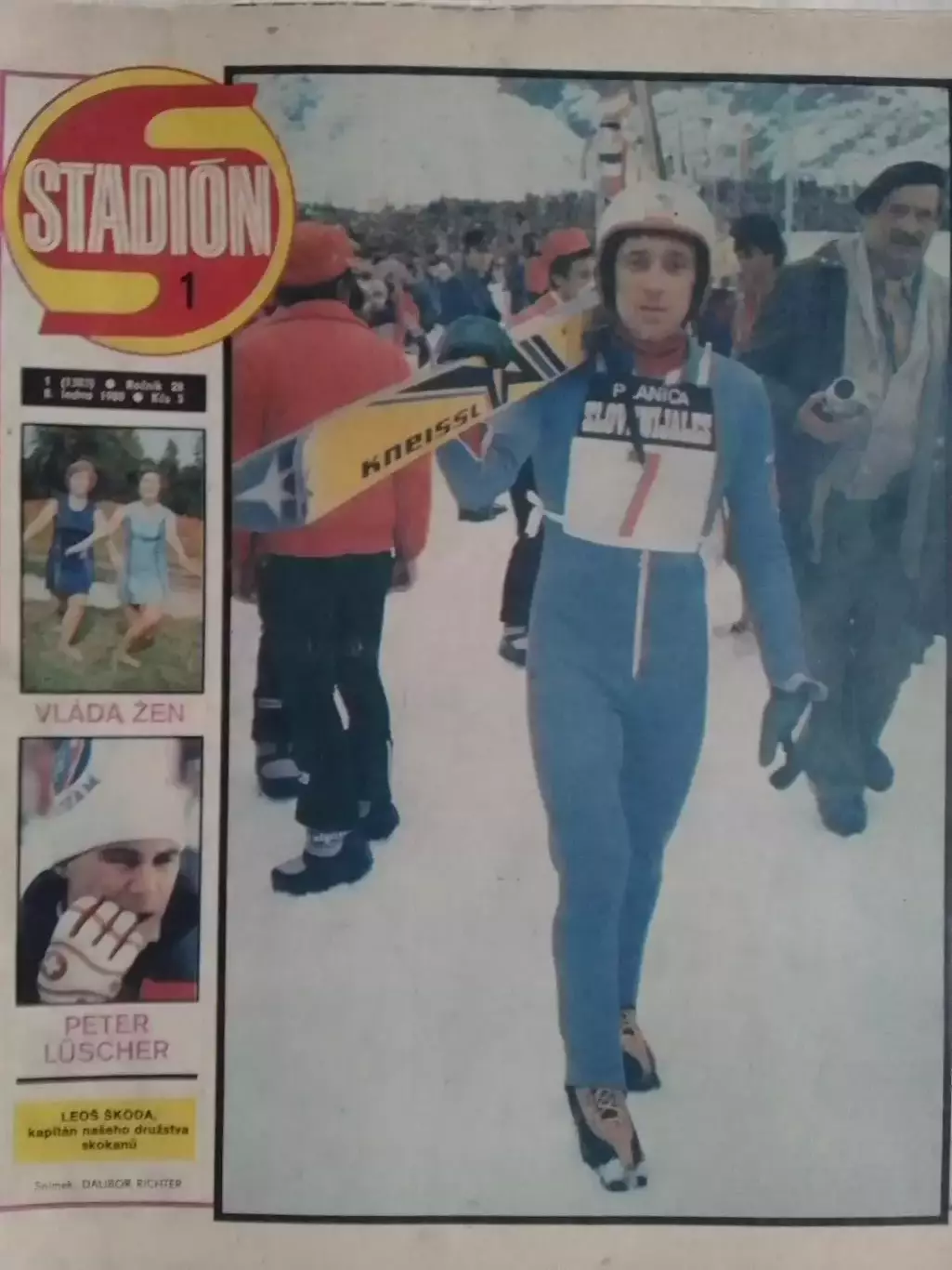 Stadion (Стадион).№ 1.1980 (1383).(Чех.) Постер- З.Нехода. Оптом скидки до 31%