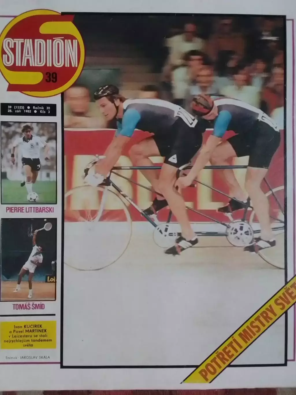 Stadion (Стадион).№ 39 (1525) 1982 (Чех.) Футбол-LITTBARSKI!. Оптом скидки 31%