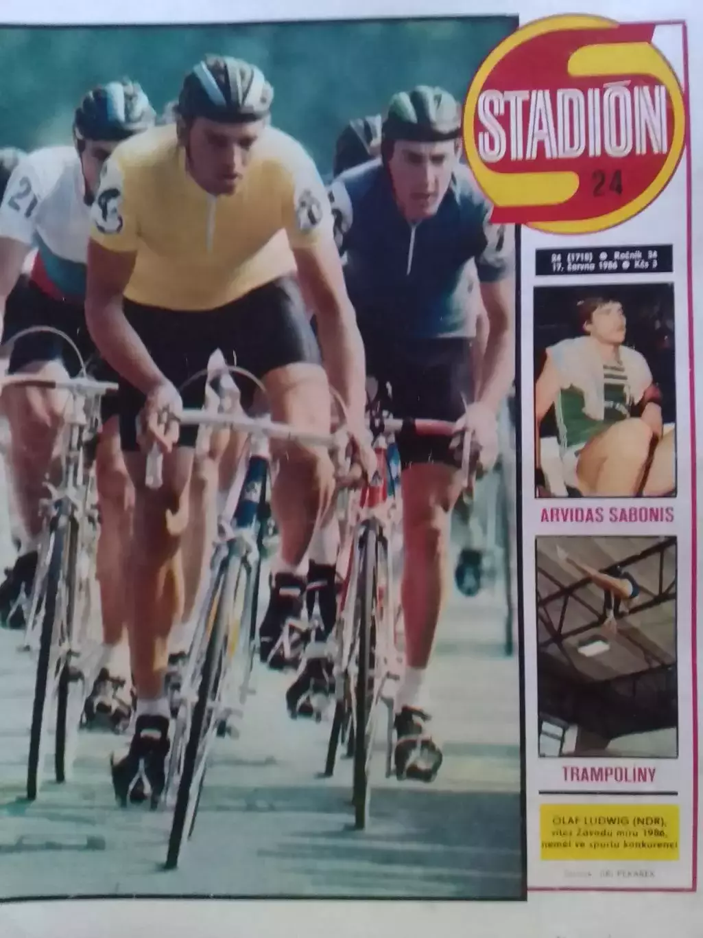 Stadion (Стадион).№ 24.1986 футбол-ЧМ. Баскетбол-А.САБОНІС. Оптом скидки 31%