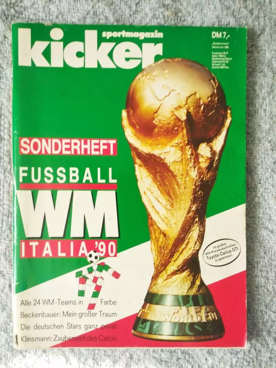 KICKER. ЧМ. ЧС -1990. Німеччина. BRD/ Постера всех команд. Оптом cкидки до 31%!