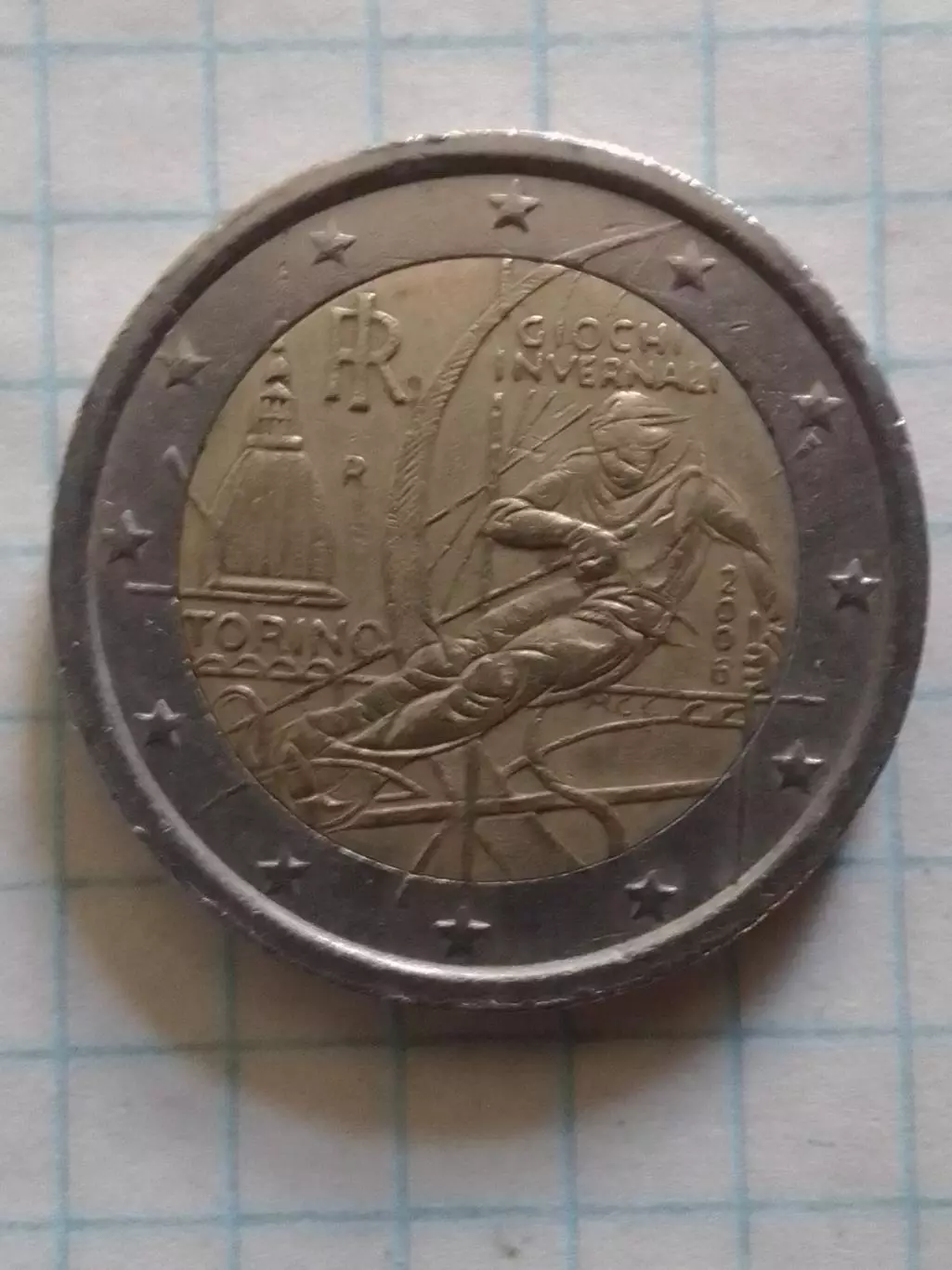 2 Евро км# 246 XX Зимние Олимпийские Игрьі Турин, Италия 2006. Оптом скидки 31%!