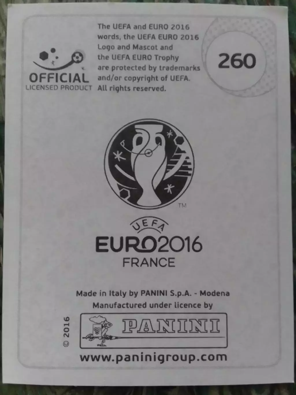 Наклейка Паннини 2010 MULLER Томас МЮЛЛЕР Германия. Раритет. Оптом скидки до 31% 1