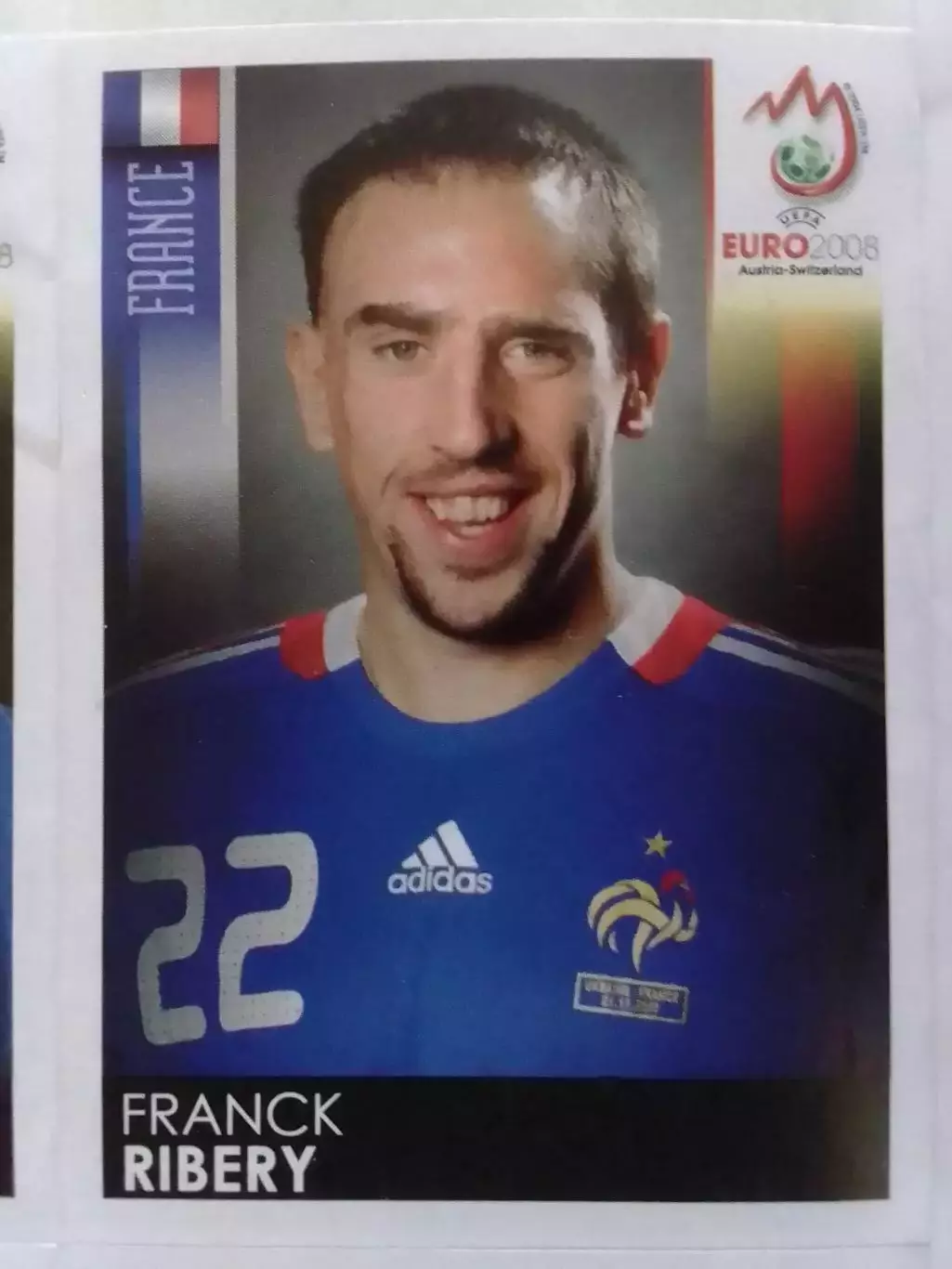 Наклейка Паннини 2008 Frank RIBERY. Франк РИБЕРИ. Франция. Оптом скидки до 31%
