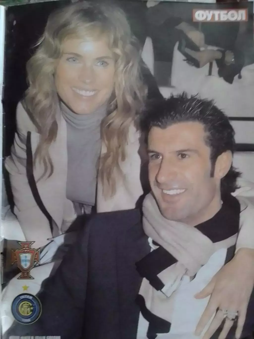 ФУТБОЛ(Украина) №43(421).2005.Постер-Луиш ФИГУ. Оптом скидки до 31%! 1