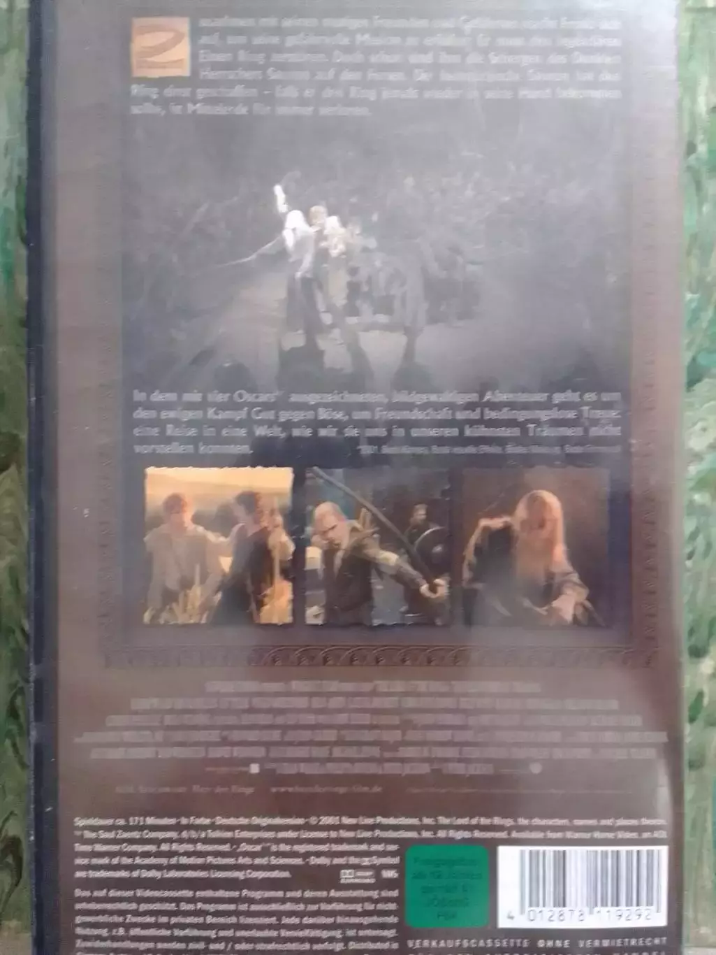 VHS/ Фирменная видеокассета Германии ВЛАСТЕЛИН КОЛЕЦ Раритет Оптом скидки до 31% 1